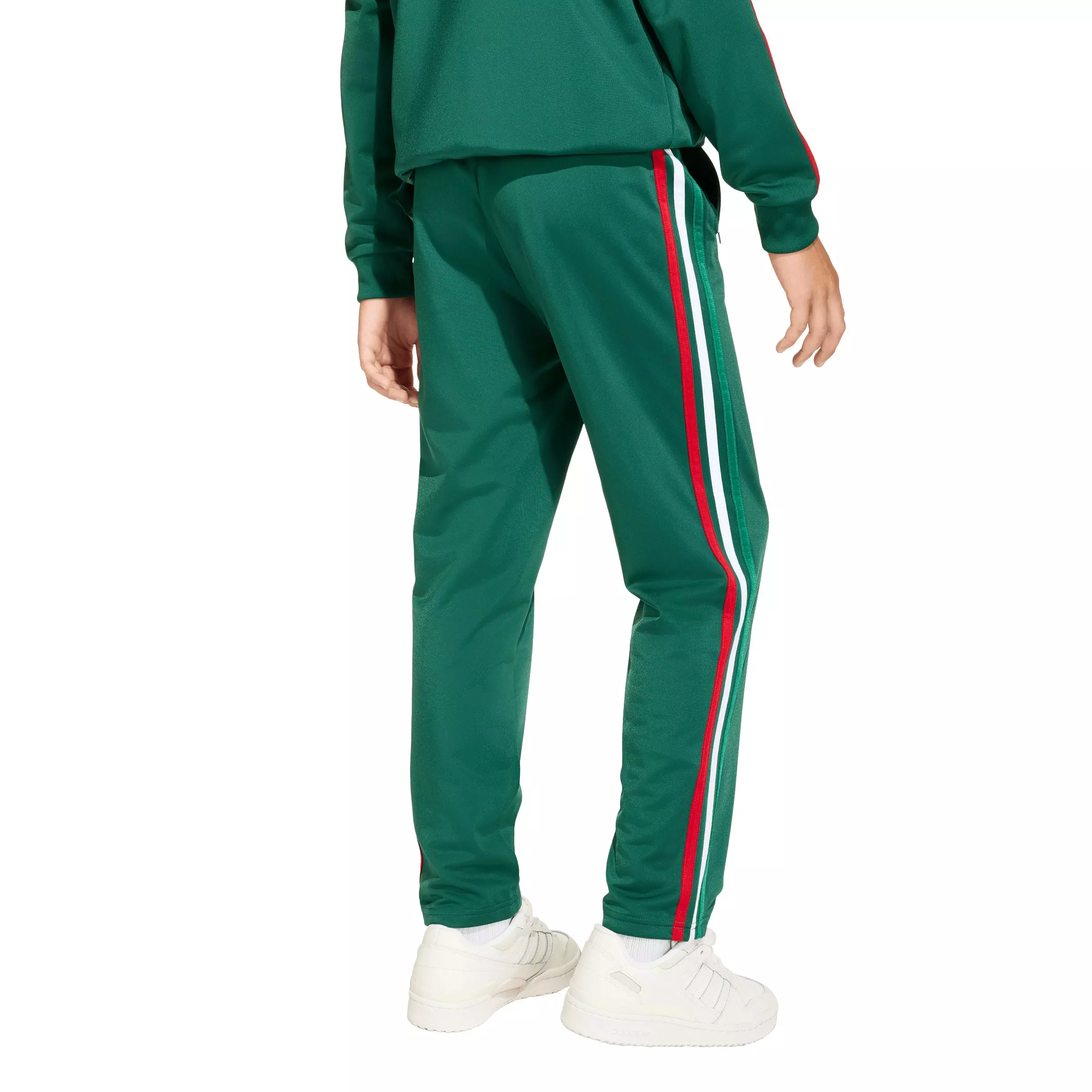 adidas Originals Big Boys' Firebird Tracksuit Bottoms - Dark Green - DARK GREEN