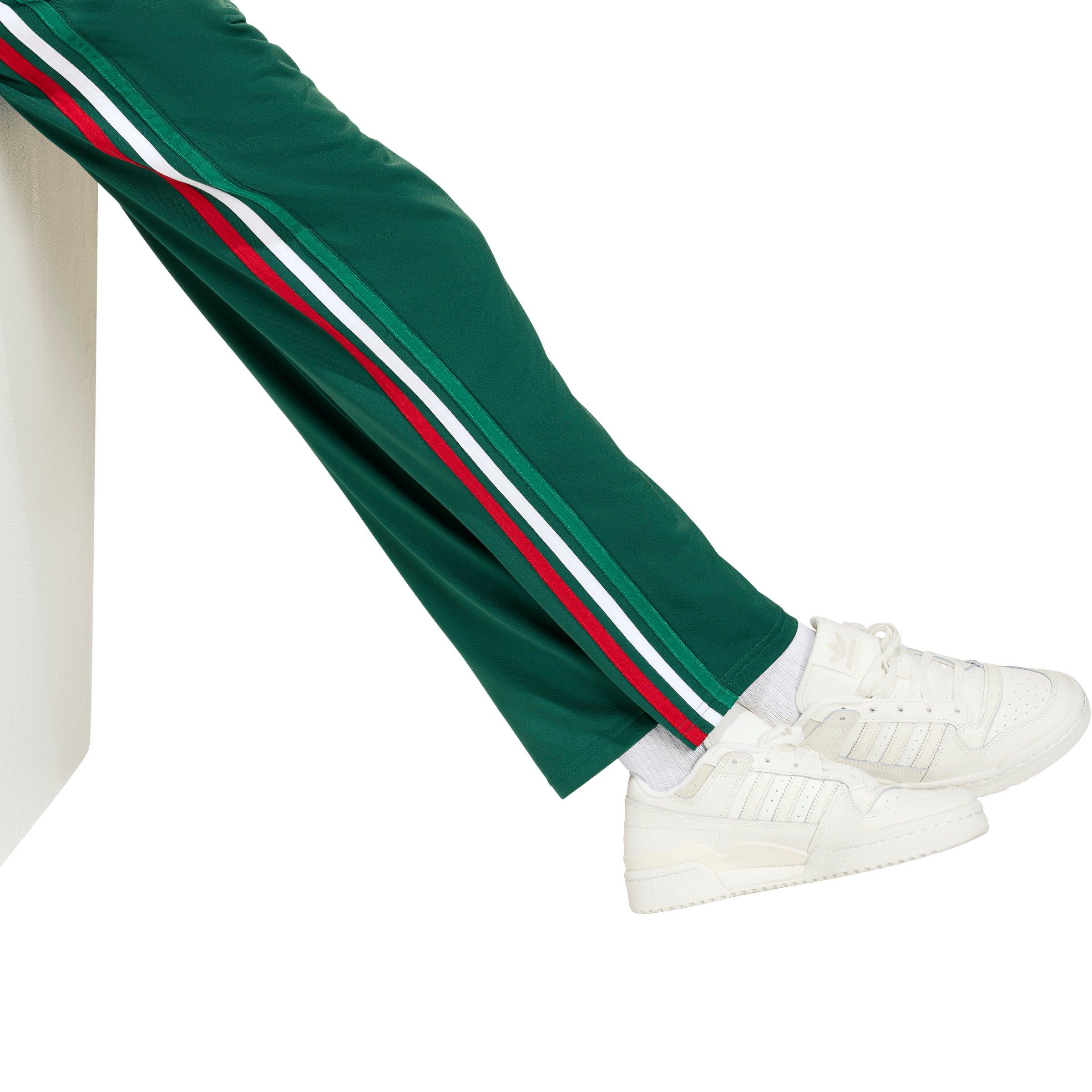 adidas Originals Big Boys' Firebird Tracksuit Bottoms - Dark Green - DARK GREEN Thumbnail View 3