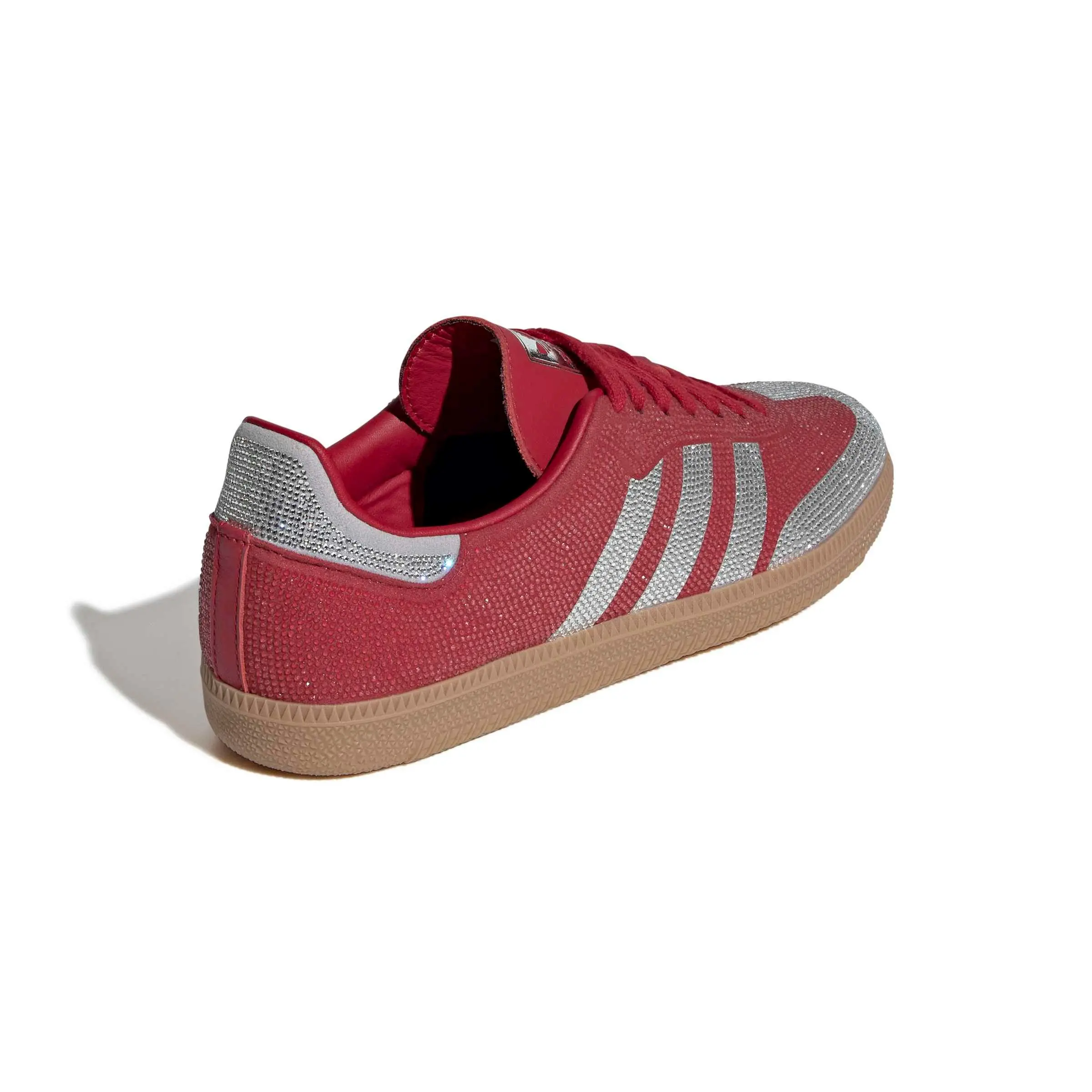 adidas Originals Samba OG "Team Victory Red/Silver Metallic/Gum 4" Women's Shoe - RED/SILVER/GUM