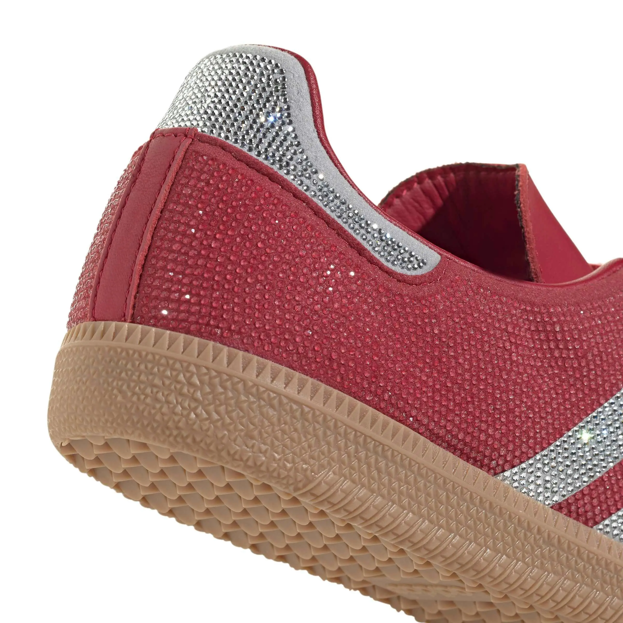 adidas Originals Samba OG "Team Victory Red/Silver Metallic/Gum 4" Women's Shoe - RED/SILVER/GUM