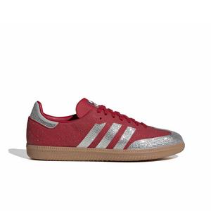 adidas Originals Samba OG "Team Victory Red/Silver Metallic/Gum 4" Women's Shoe - RED/SILVER/GUM