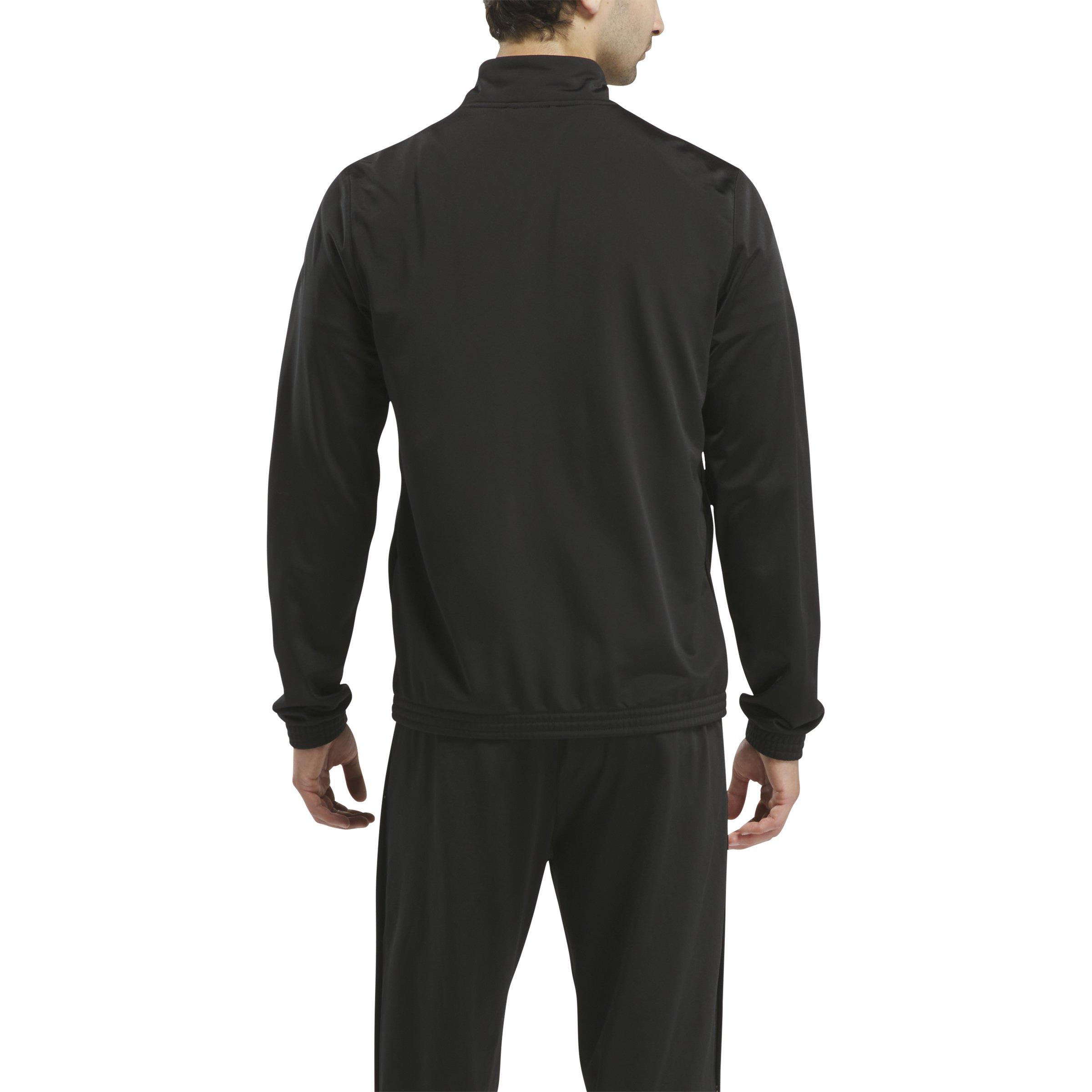 Reebok Unisex Identity Small Logo Knit Track Jacket - BLACK Thumbnail View 2