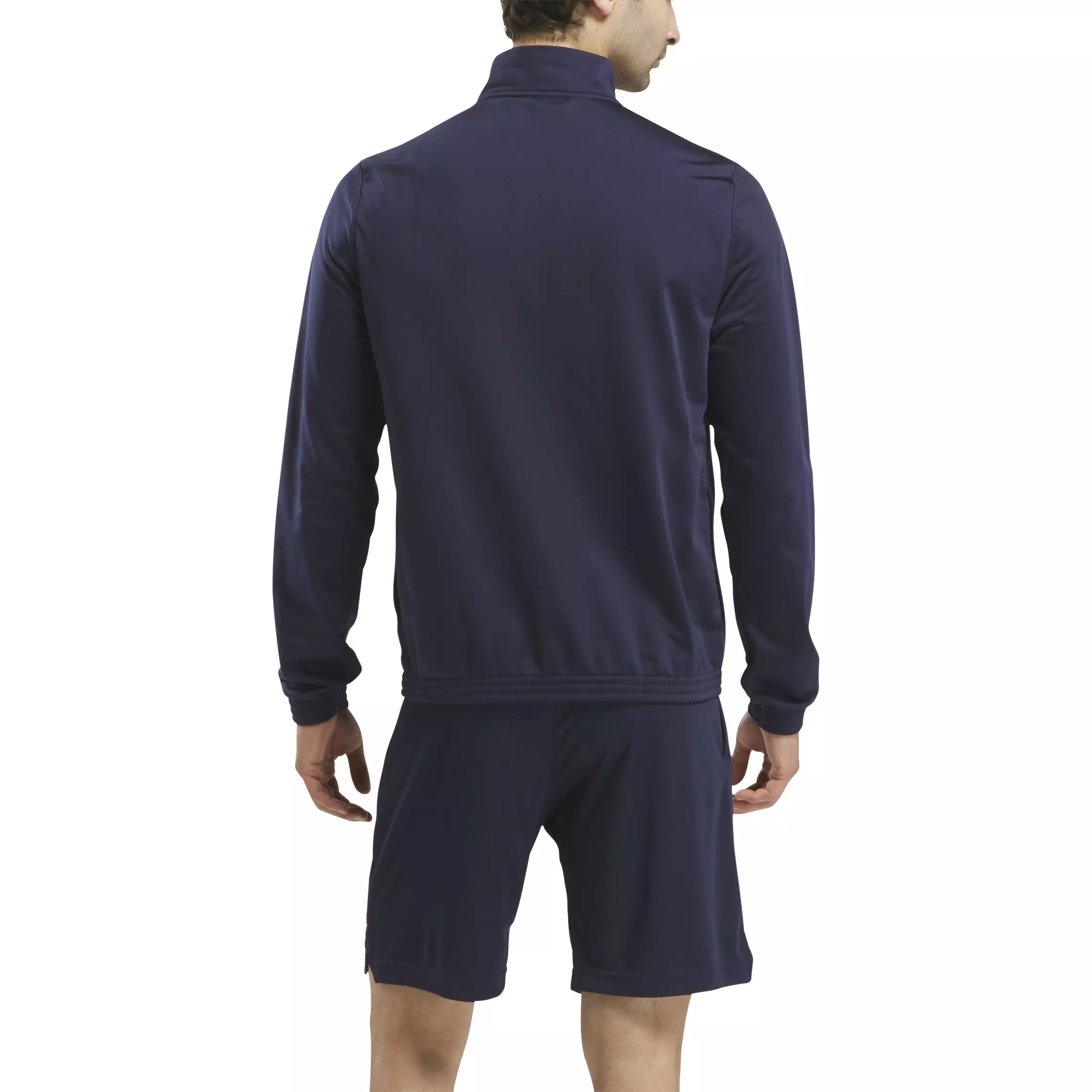 Reebok Unisex Identity Small Logo Knit Track Jacket - NAVY