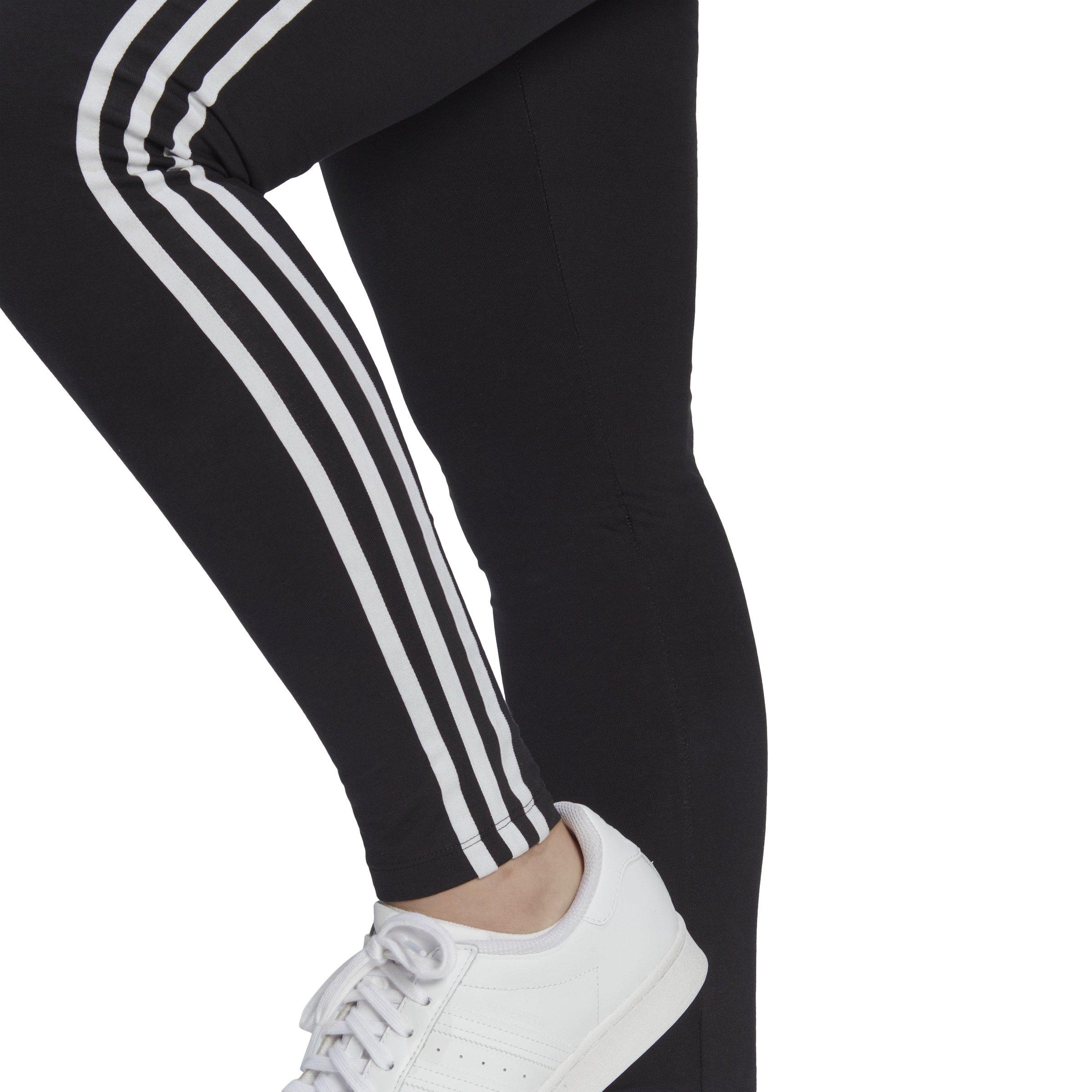 adidas Women's Original Classics Adicolor 3-Stripes Leggings-Black