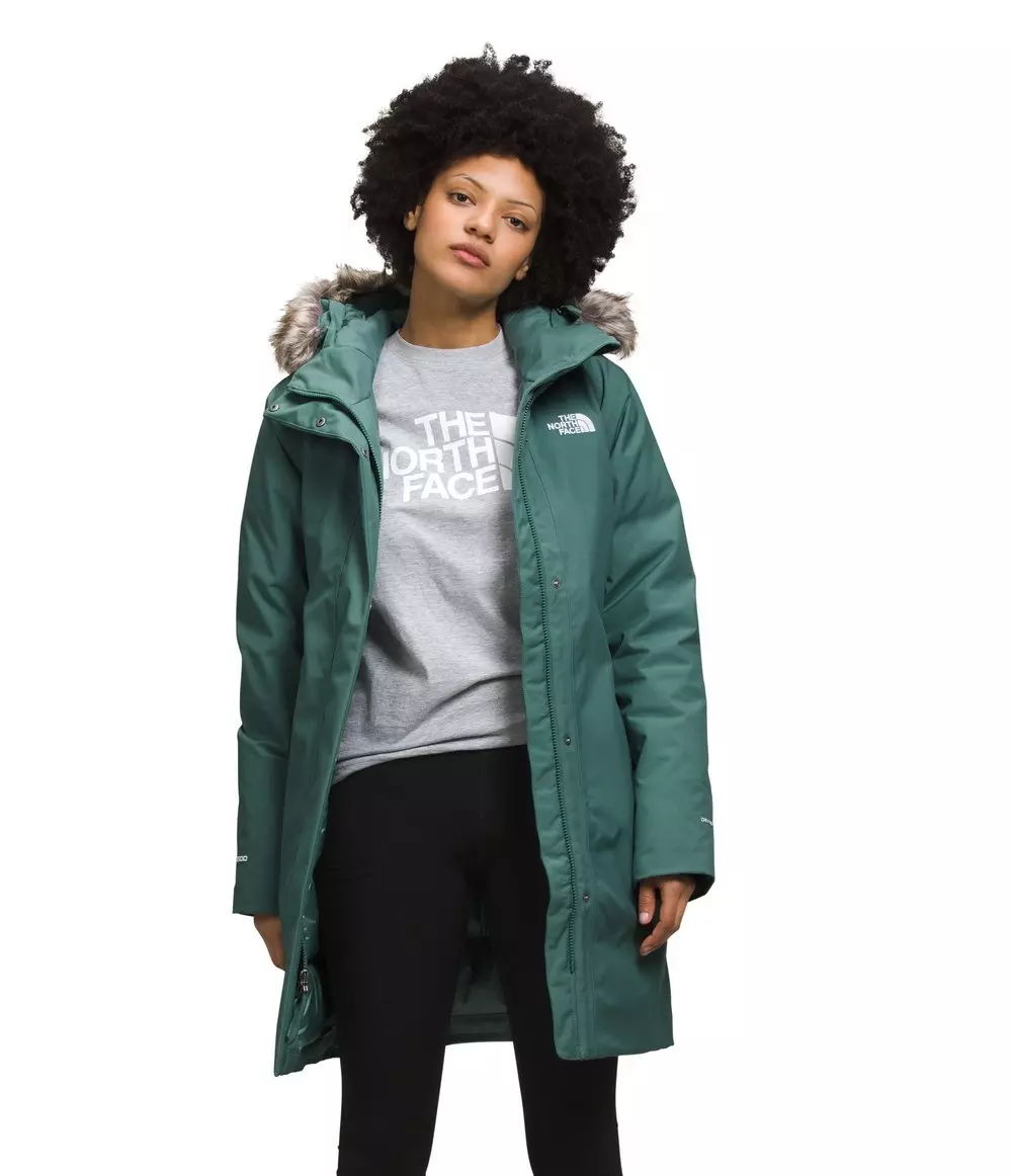 The North Face Women’s Arctic Parka - DK GREEN