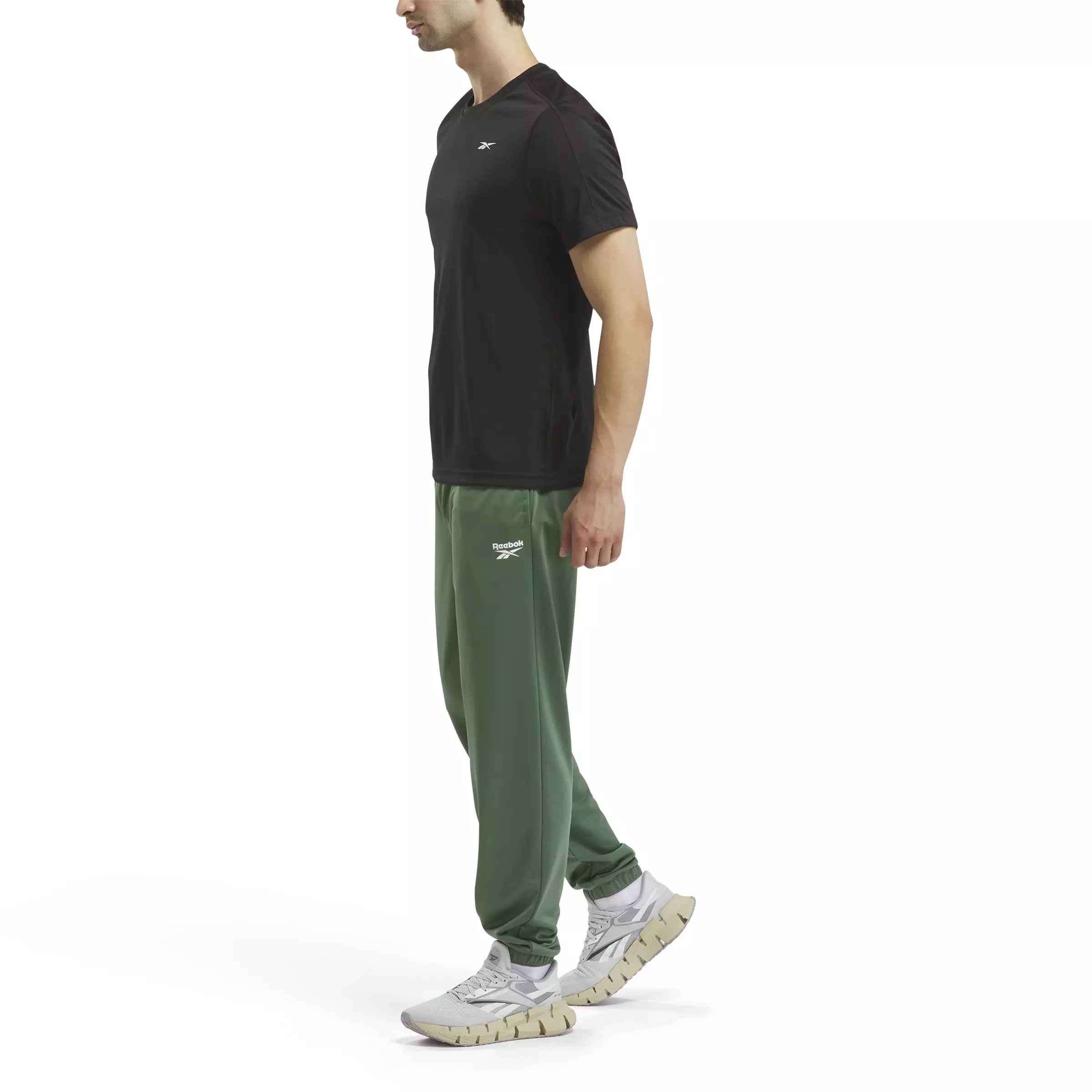 Reebok Unisex Identity Vector Knit Track Pants-Green - GREEN