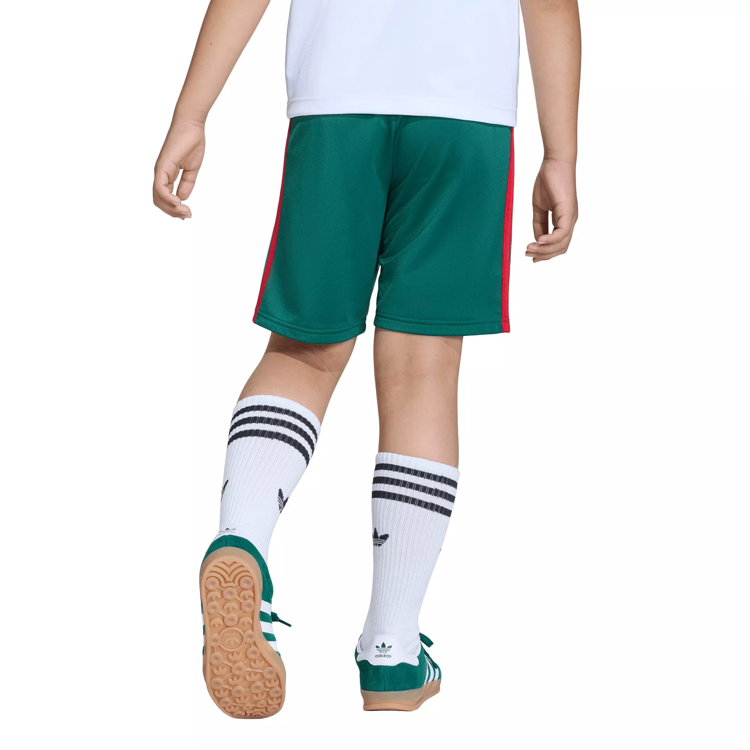 adidas Originals Big Boys' Firebird Shorts - Green - GREEN