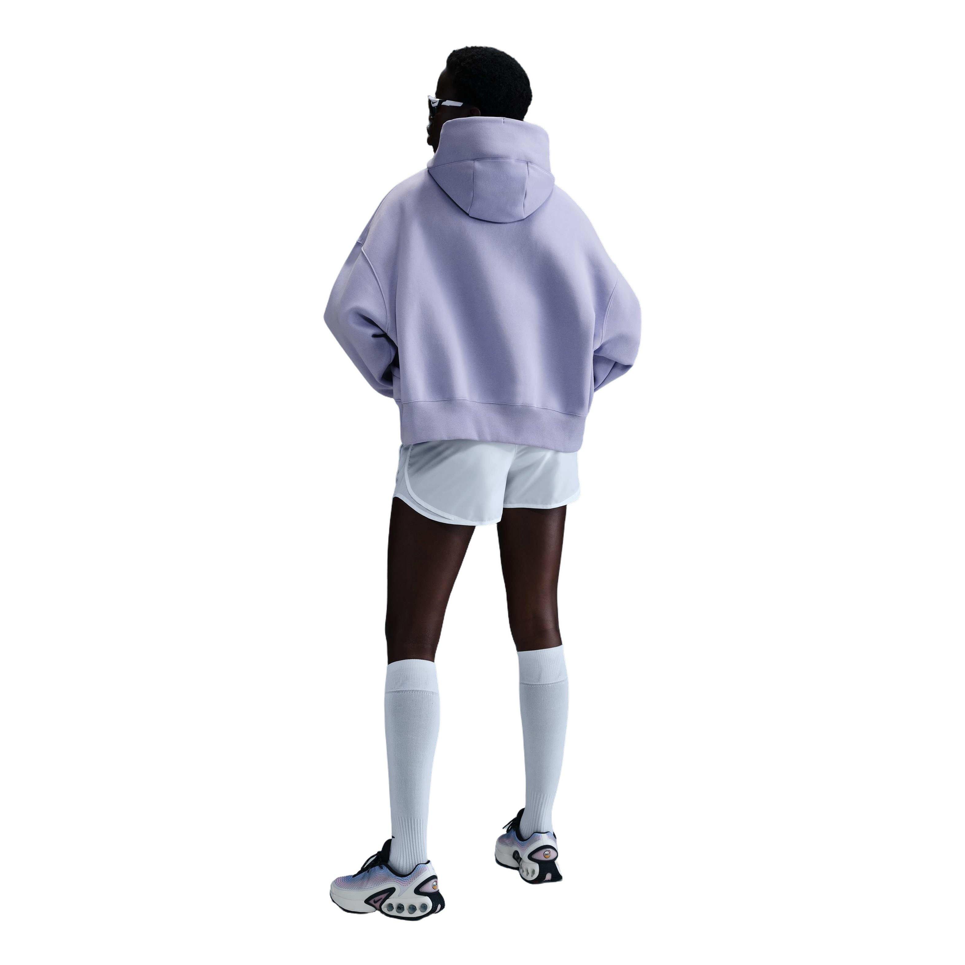 Nike Women's Sportswear Phoenix Fleece Over-Oversized Pullover Hoodie - Purple - PURPLE Thumbnail View 2