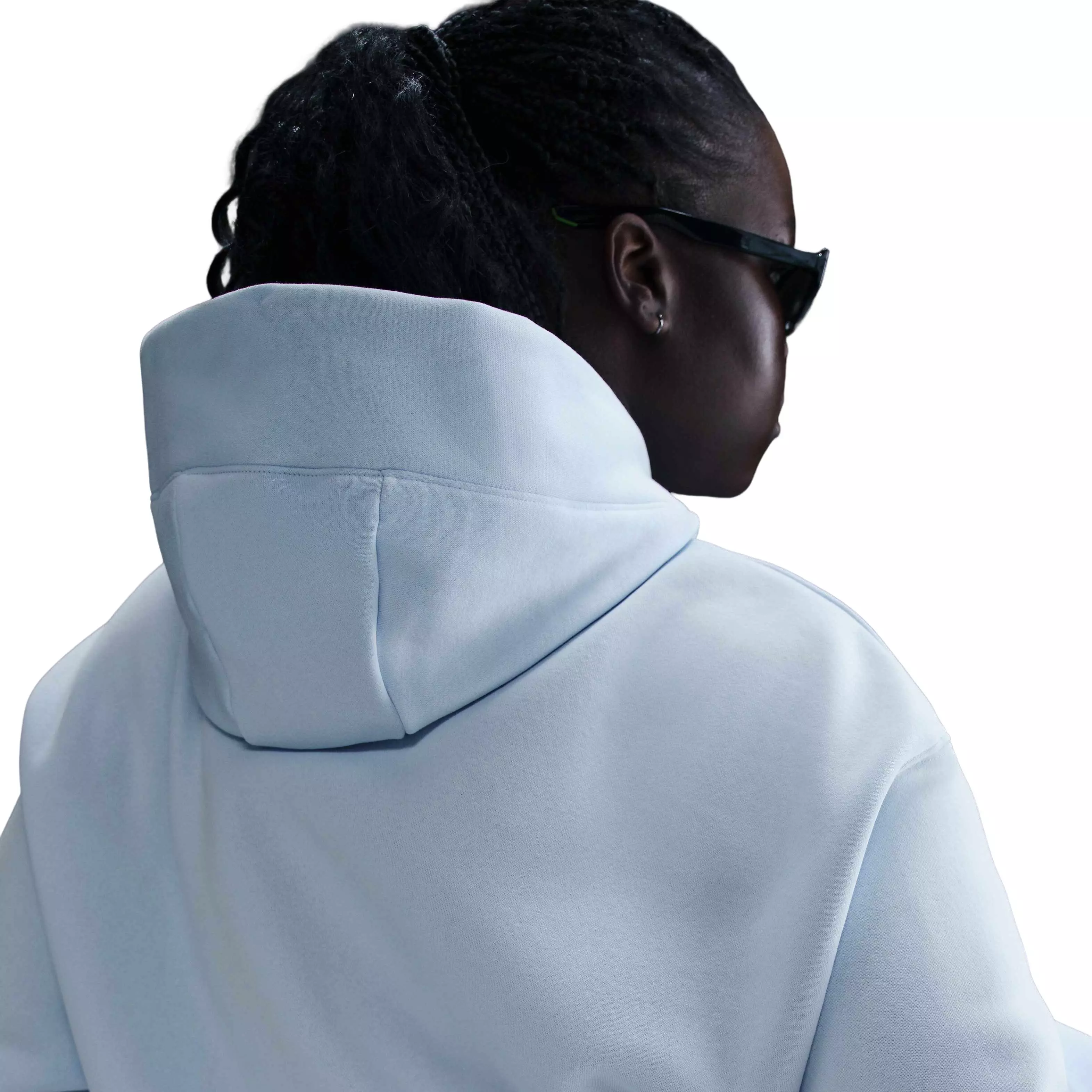 Nike Women's Sportswear Phoenix Fleece Plus Oversized Pullover Hoodie - Blue - BLUE