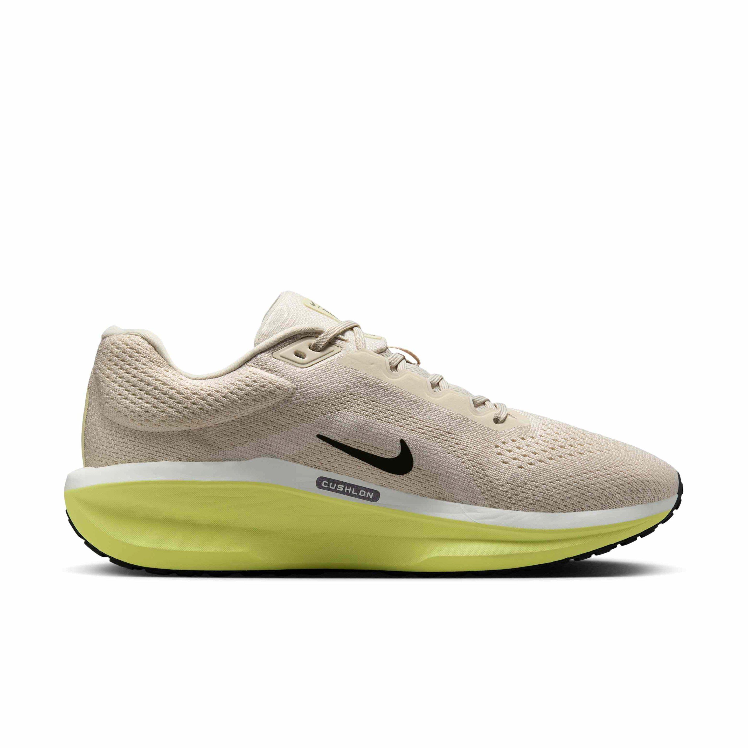 Nike Winflo 11 "Light Orewood Brown/Summit White/Light Lemon Twist/Sequoia" Men's Running Shoe - BROWN/WHITE/YELLOW Thumbnail View 1