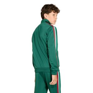 adidas Originals Big Kids' Firebird Loose Track Top - Dark Green