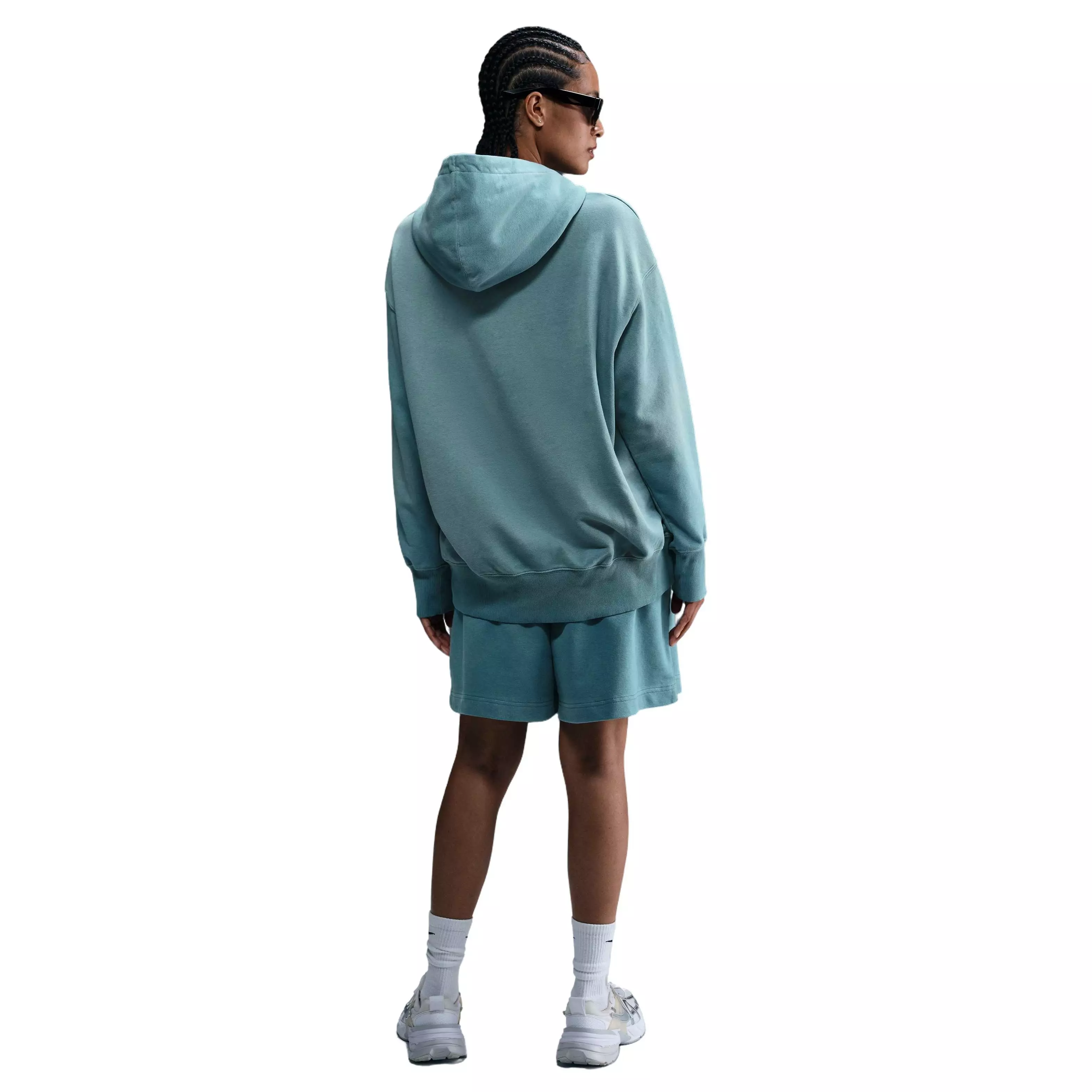 Nike Women's Sportswear Phoenix Fleece Oversized French Terry Hoodie - BLUE
