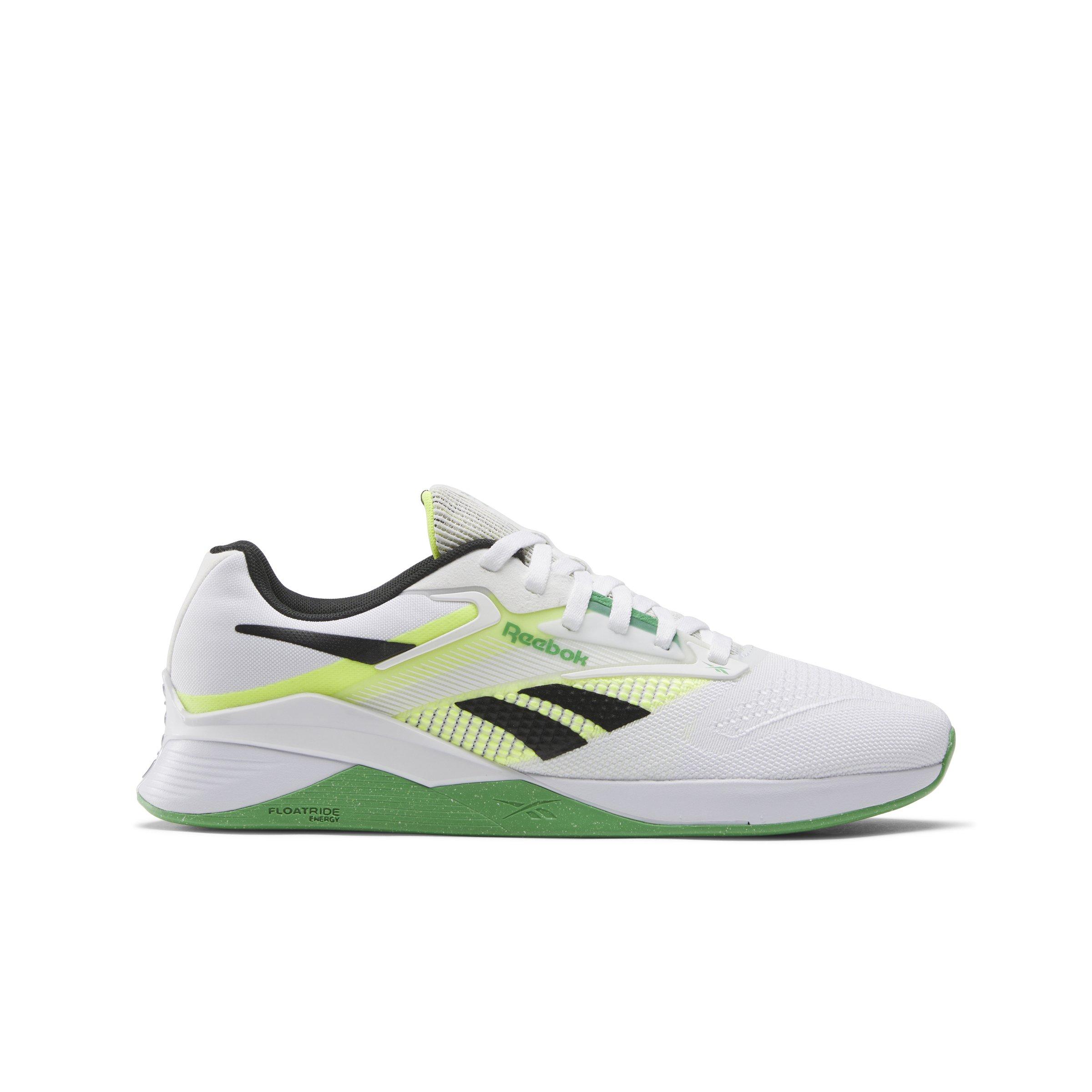 Reebok Nano X4 "Ftwr White/Solar Acid Yellow/Sport Green" Unisex Training Shoe - WHITE/YELLOW/GREEN Thumbnail View 1