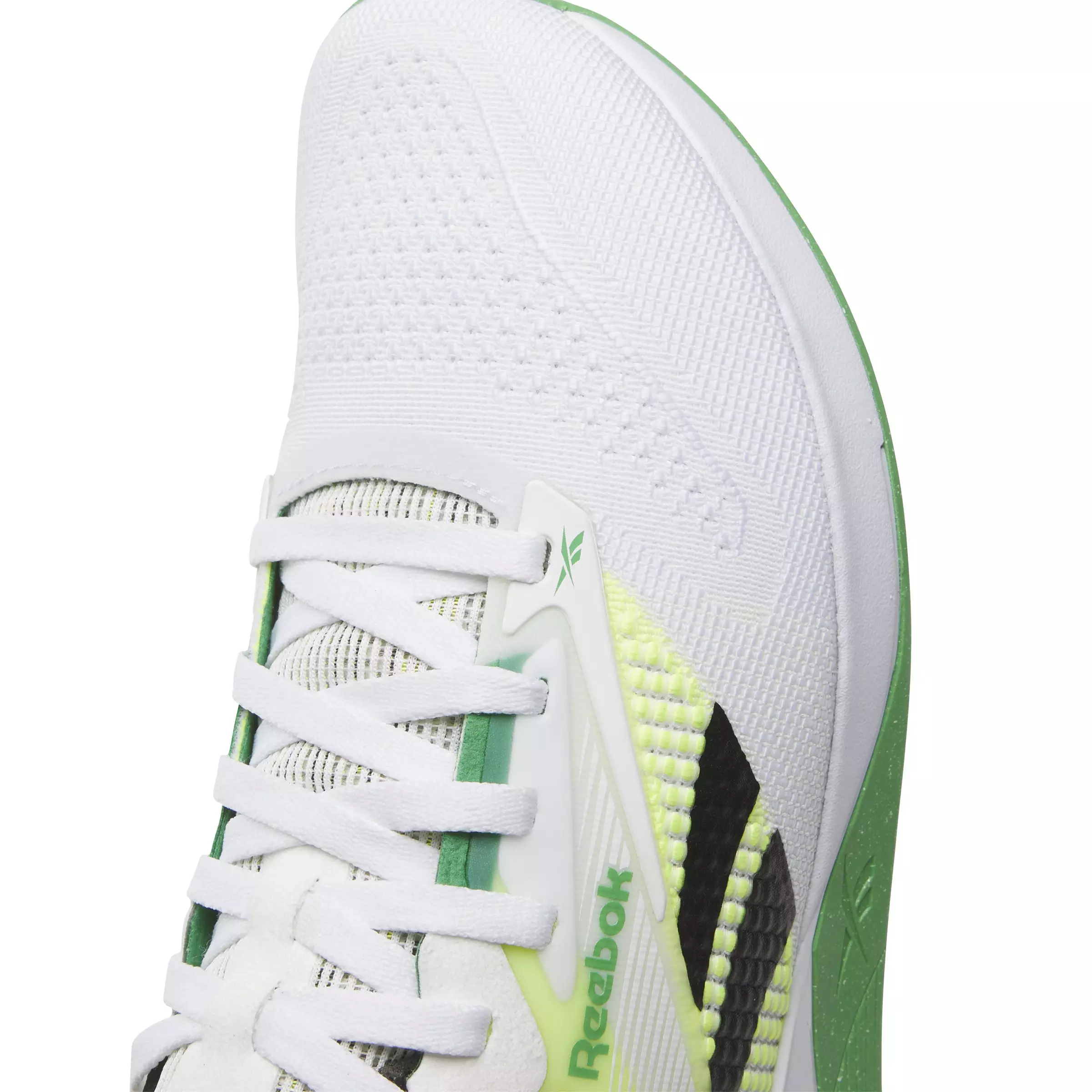 Reebok Nano X4 "Ftwr White/Solar Acid Yellow/Sport Green" Unisex Training Shoe - WHITE/YELLOW/GREEN