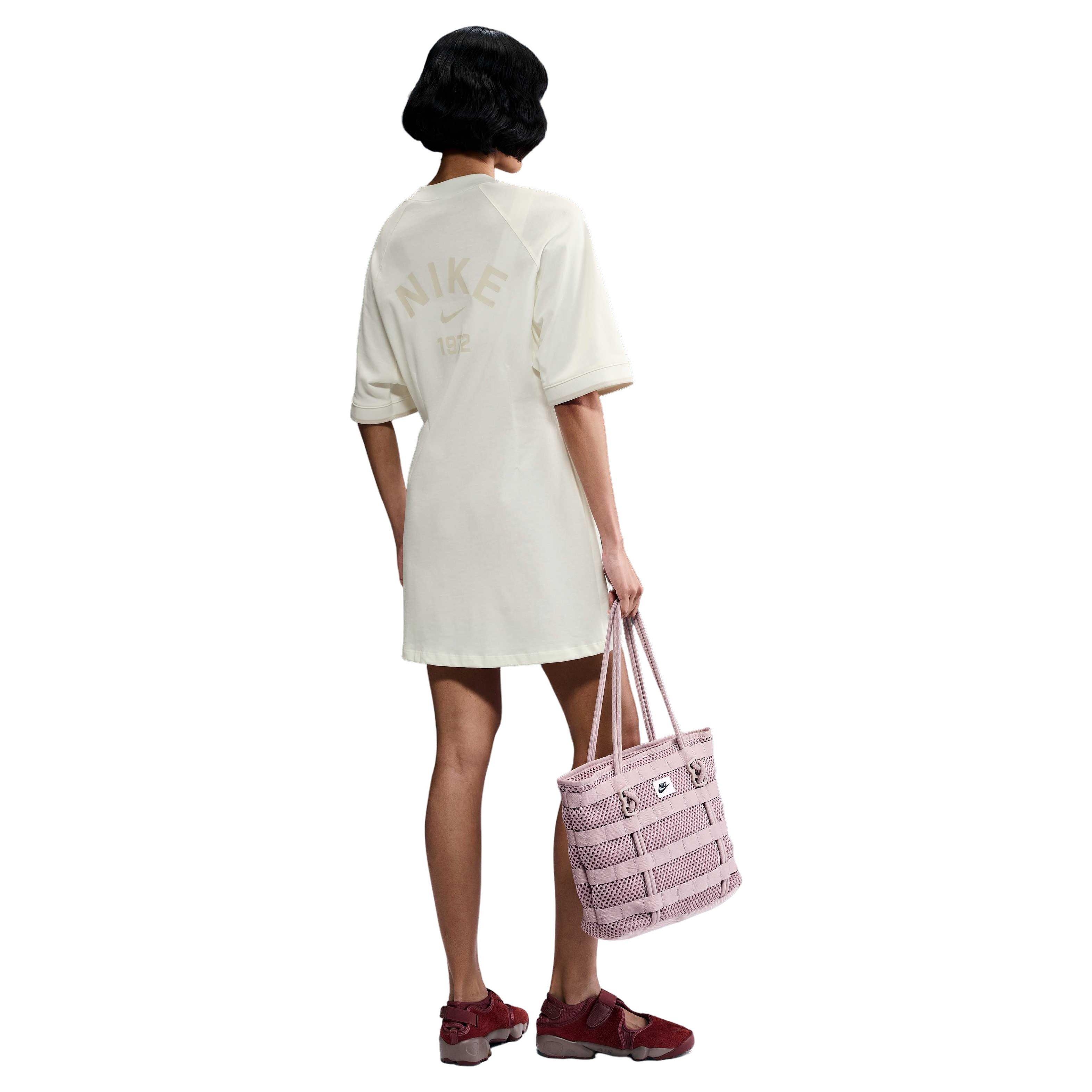 Nike Women's Sportswear Collection T-Shirt Dress - SAIL/LT BROWN Thumbnail View 2