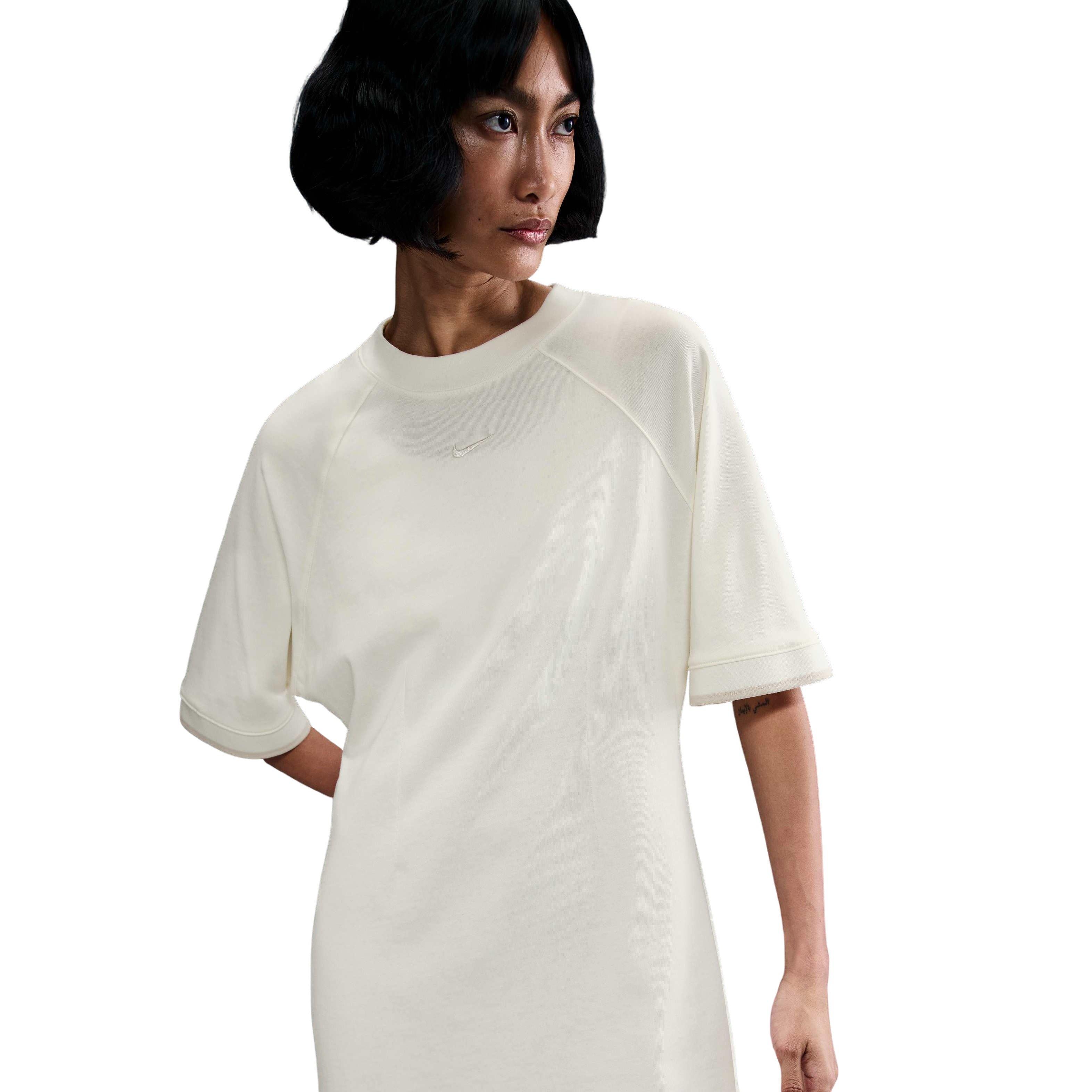 Nike Women's Sportswear Collection T-Shirt Dress - SAIL/LT BROWN Thumbnail View 3