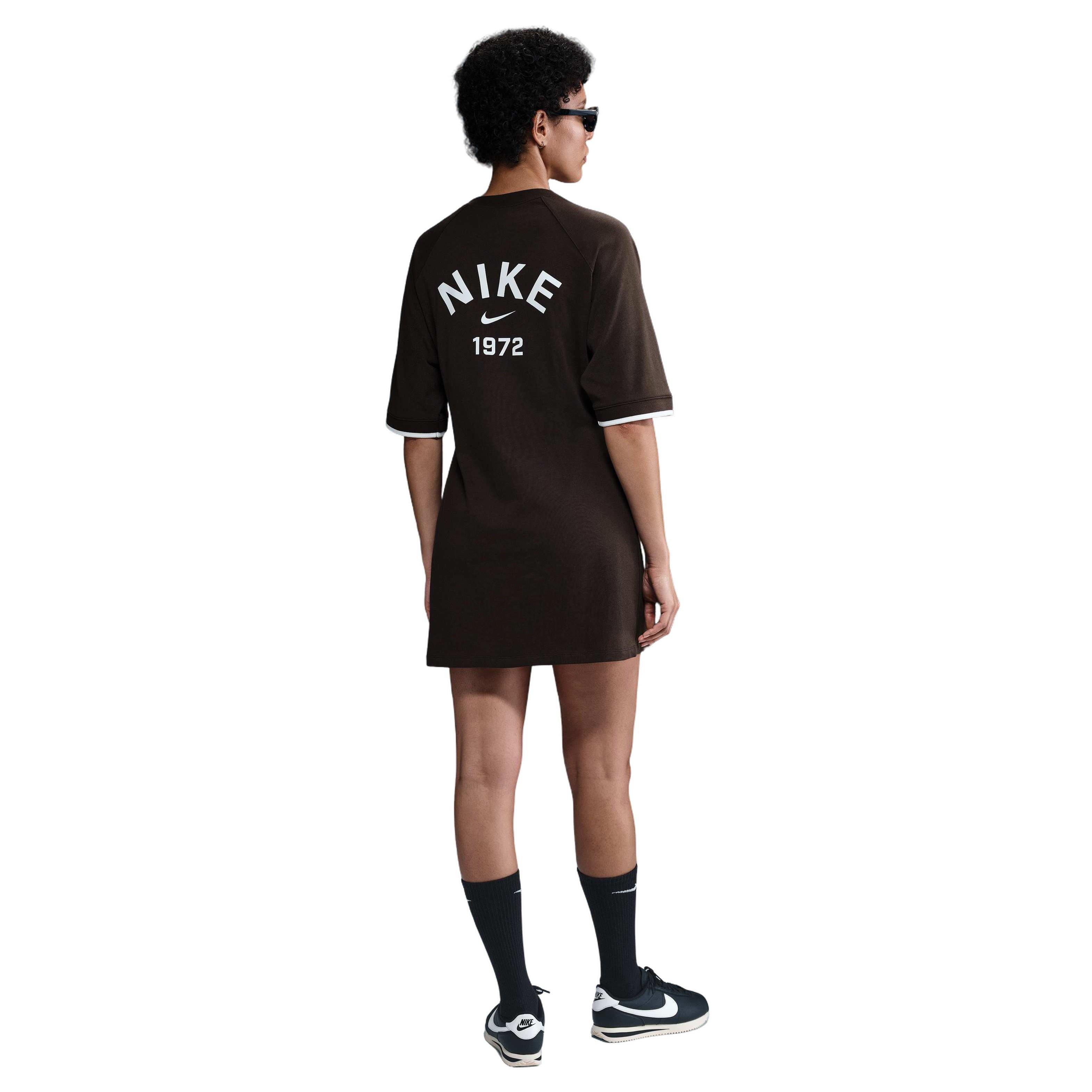 Nike Women's Sportswear Collection T-Shirt Dress - BROWN Thumbnail View 2