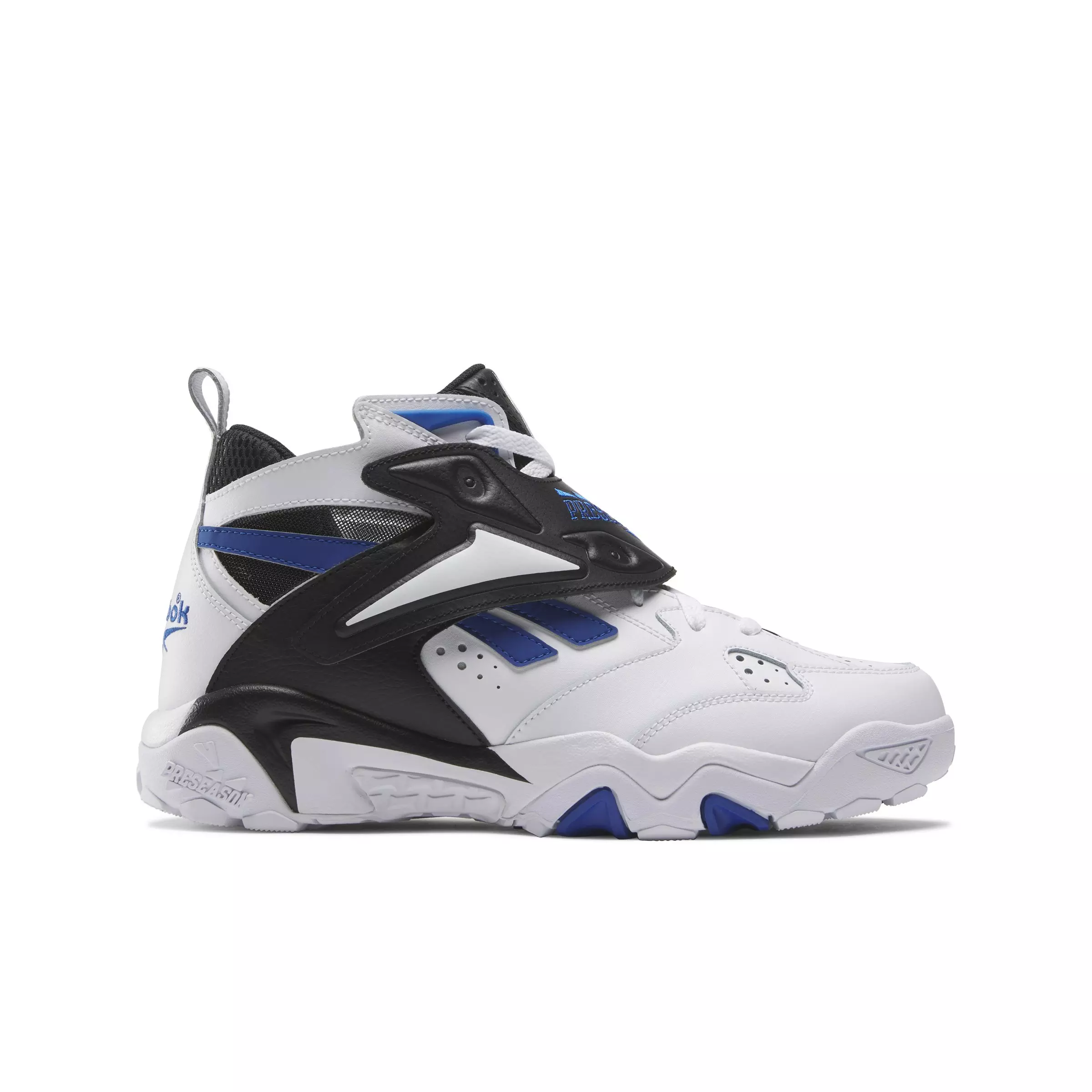 Reebok Preseason 94 "Ftwr White/Core Black/Vector Blue" Unisex Shoe - WHITE/BLACK/BLUE