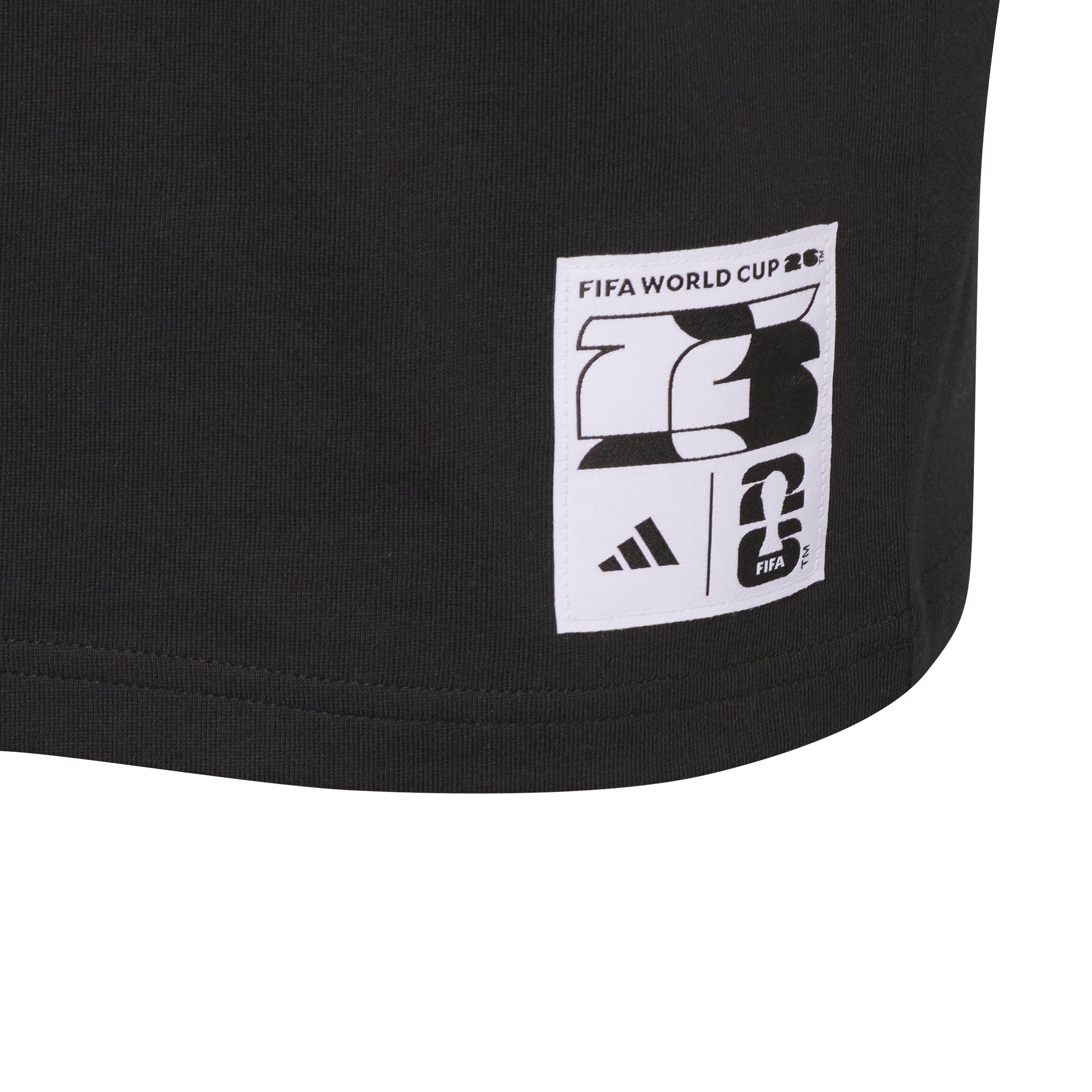 adidas FIFA World Cup 26 Host City Vancouver BC Big Kids' Black Graphic T-Shirt