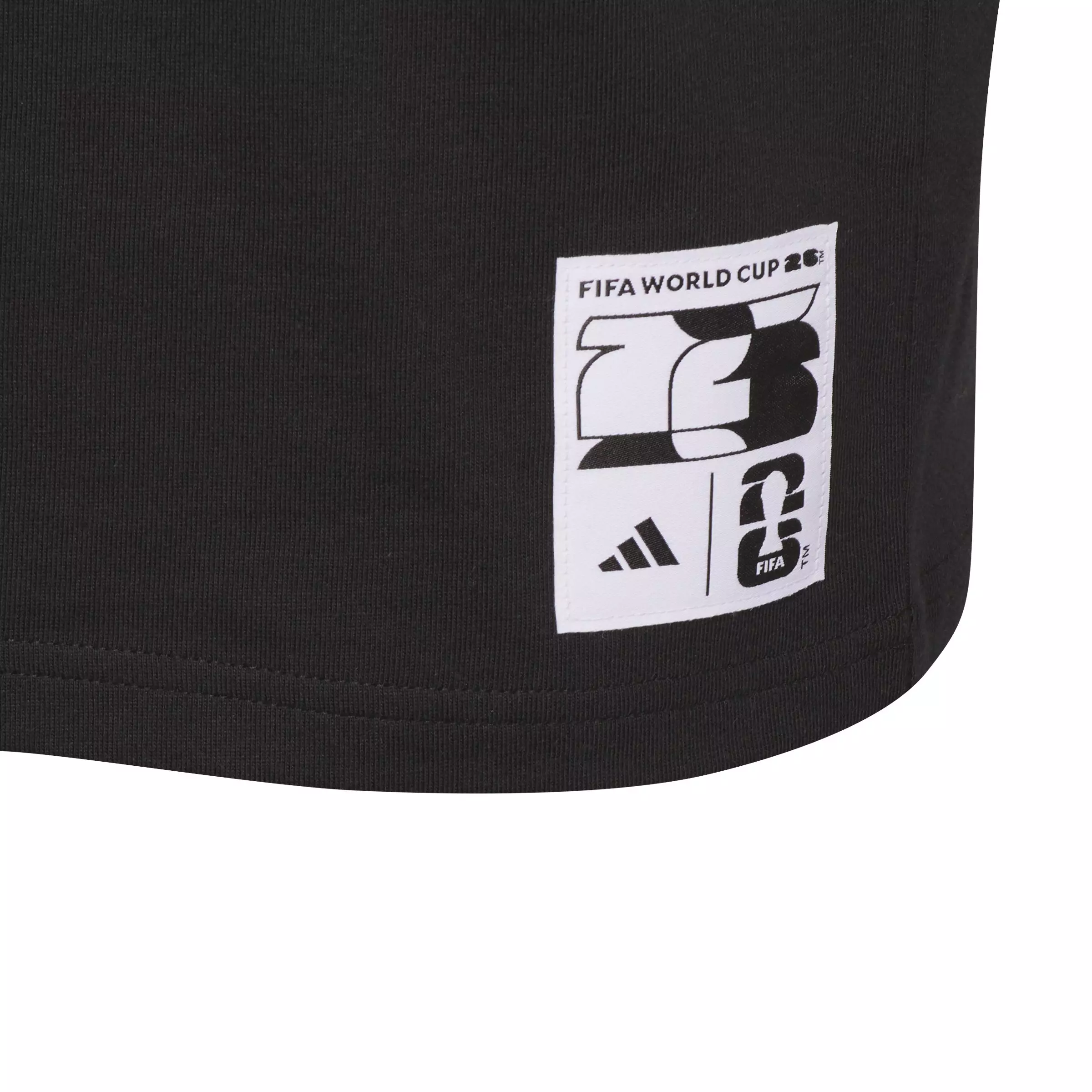 adidas Big Kids' FIFA World Cup 26 Host City Vancouver BC Graphic T-Shirt - Black - BLACK