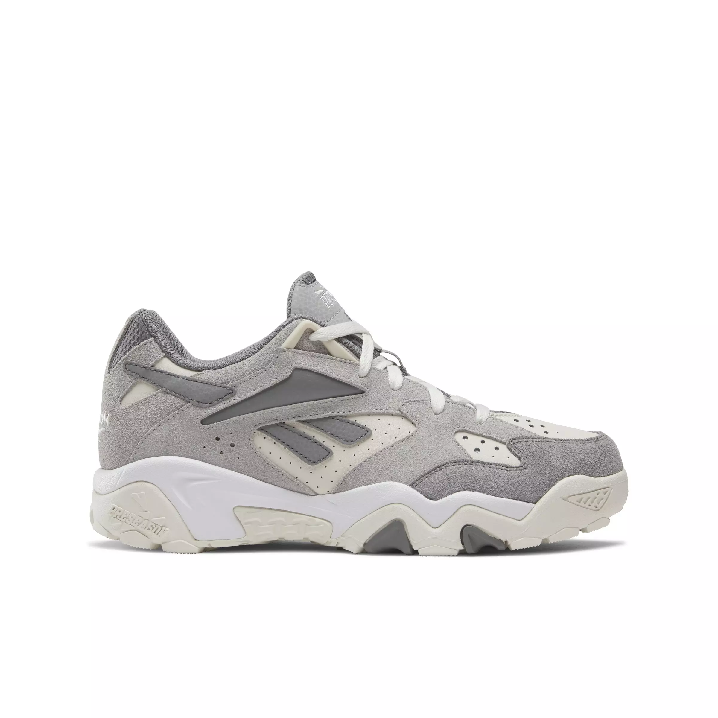 Reebok Preseason 94 Low Dynamic "Pure Grey 3/Pure Grey 5/Chalk" Unisex Shoe - GREY/GREY/CHALK