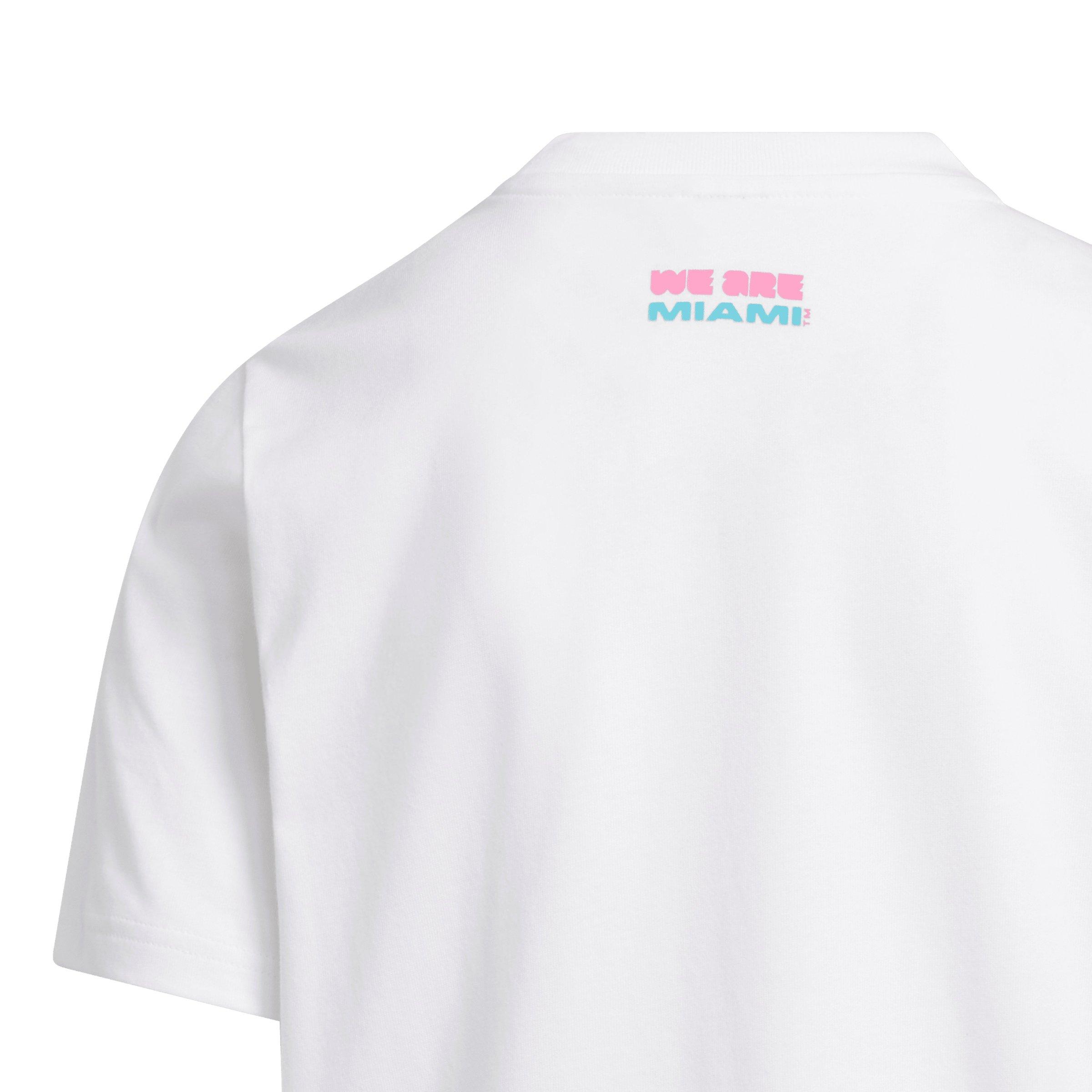 adidas FIFA World Cup 26 Host City Miami Big Kids' White Graphic T-Shirt