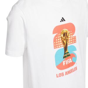 adidas Big Kids' FIFA World Cup 26 Host City Los Angeles Graphic T-Shirt - White