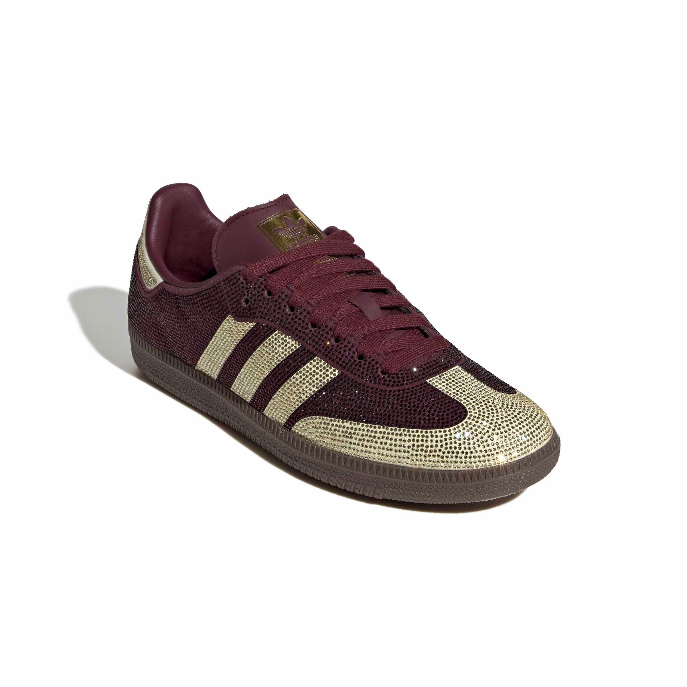 adidas Originals Samba OG "Maroon/Warm Vanilla/Gum 5" Women's Shoe - MAROON/VANILLA/GUM