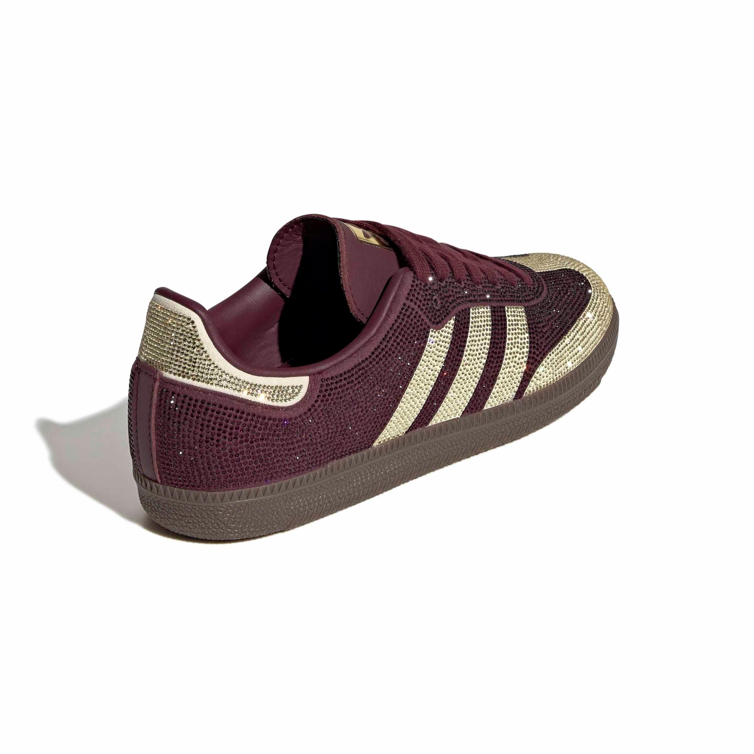 adidas Originals Samba OG "Maroon/Warm Vanilla/Gum 5" Women's Shoe - MAROON/VANILLA/GUM