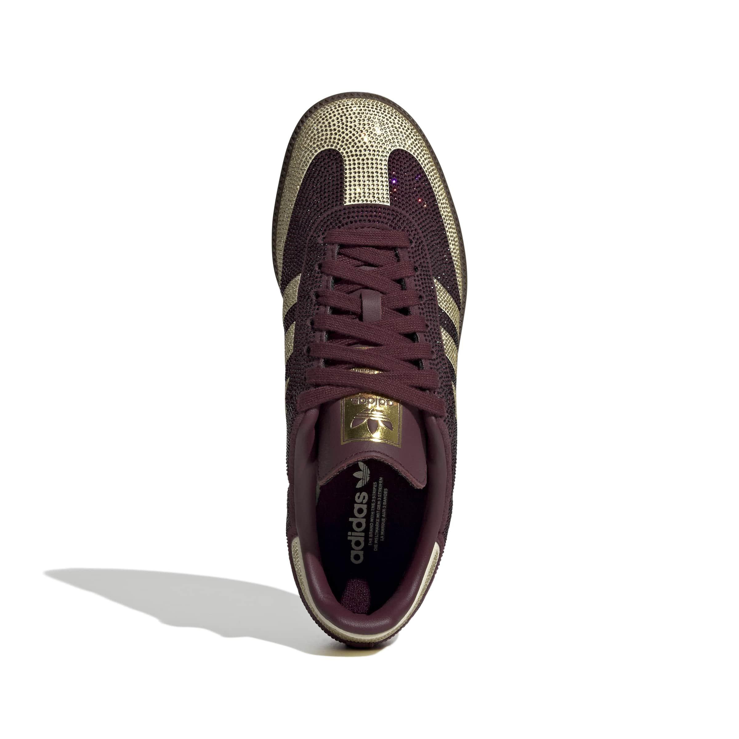 adidas Originals Samba OG "Maroon/Warm Vanilla/Gum 5" Women's Shoe - MAROON/VANILLA/GUM