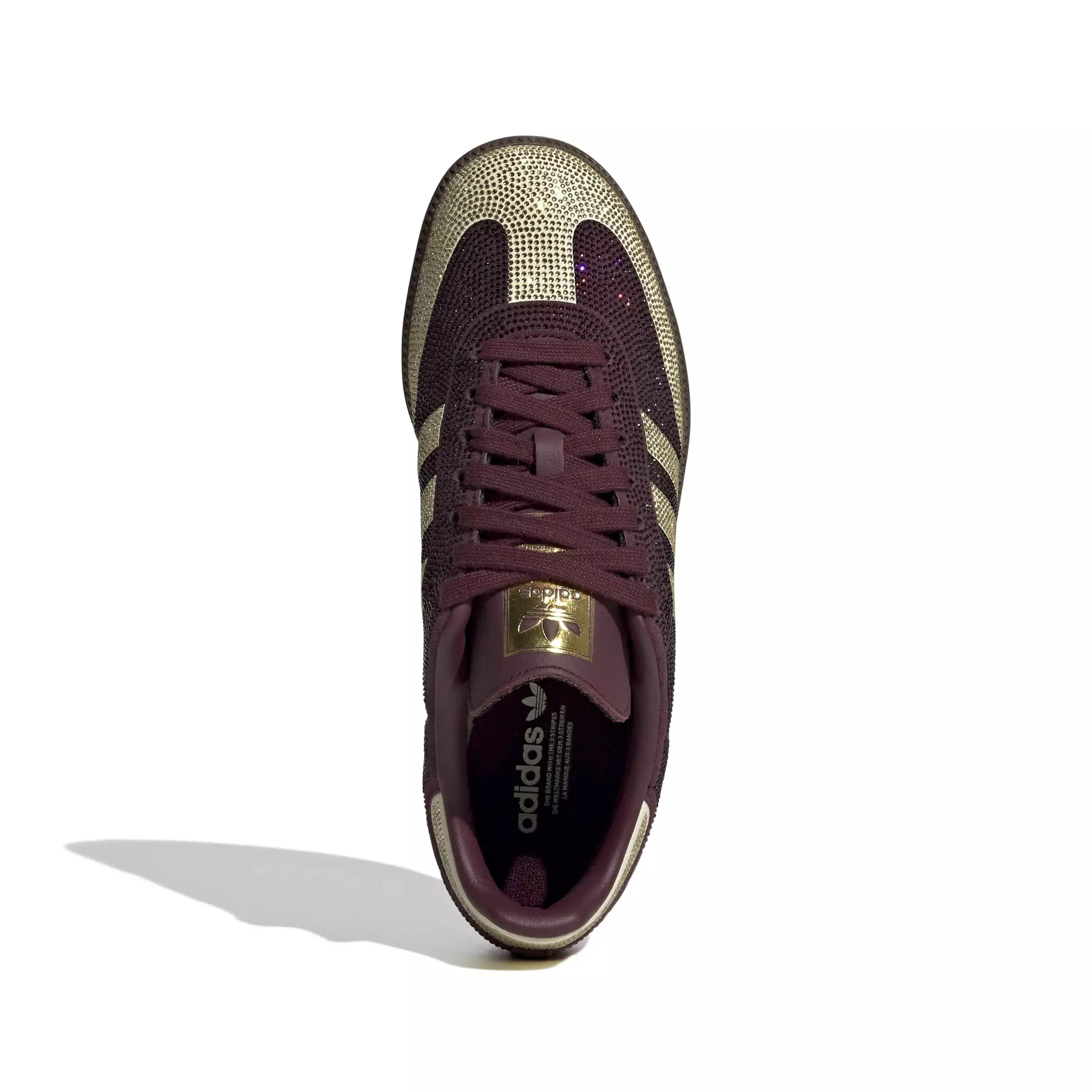 adidas Originals Samba OG "Maroon/Warm Vanilla/Gum 5" Women's Shoe - MAROON/VANILLA/GUM