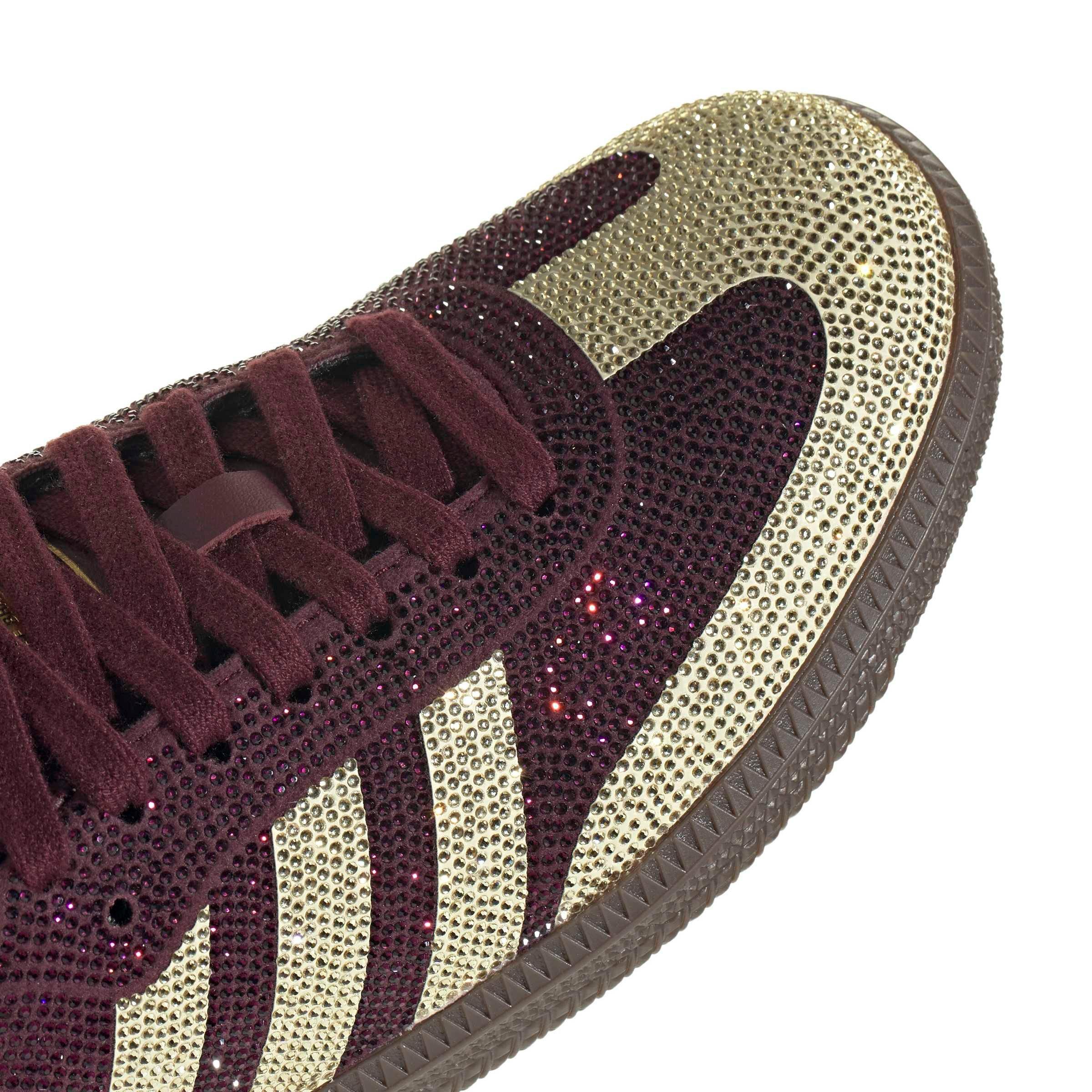 adidas Originals Samba OG "Maroon/Warm Vanilla/Gum 5" Women's Shoe - MAROON/VANILLA/GUM