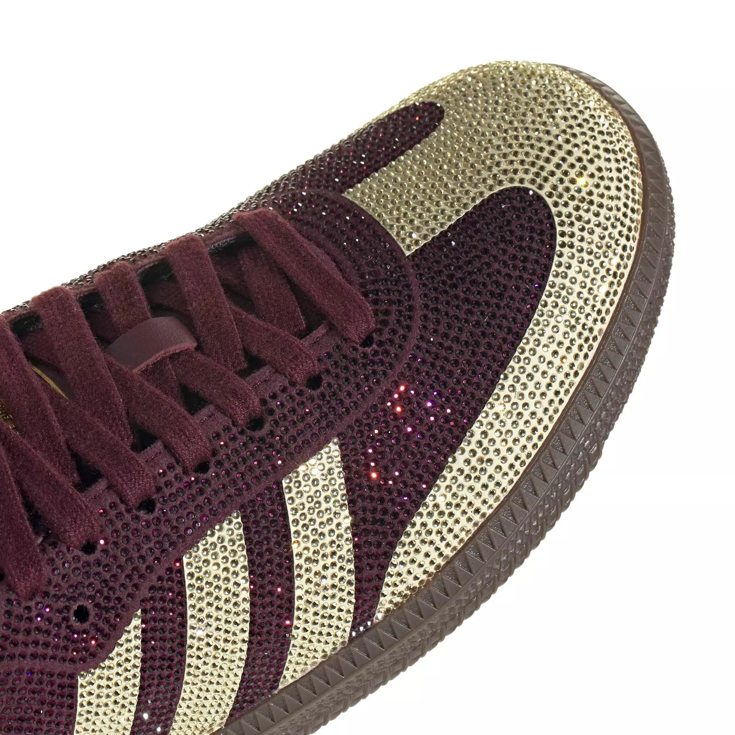 adidas Originals Samba OG "Maroon/Warm Vanilla/Gum 5" Women's Shoe - MAROON/VANILLA/GUM
