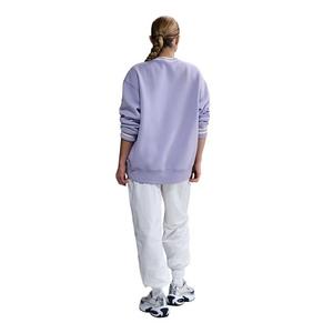 Nike Women's Sportswear Phoenix Fleece Graphic Oversized Crew-Neck Sweatshirt -Purple