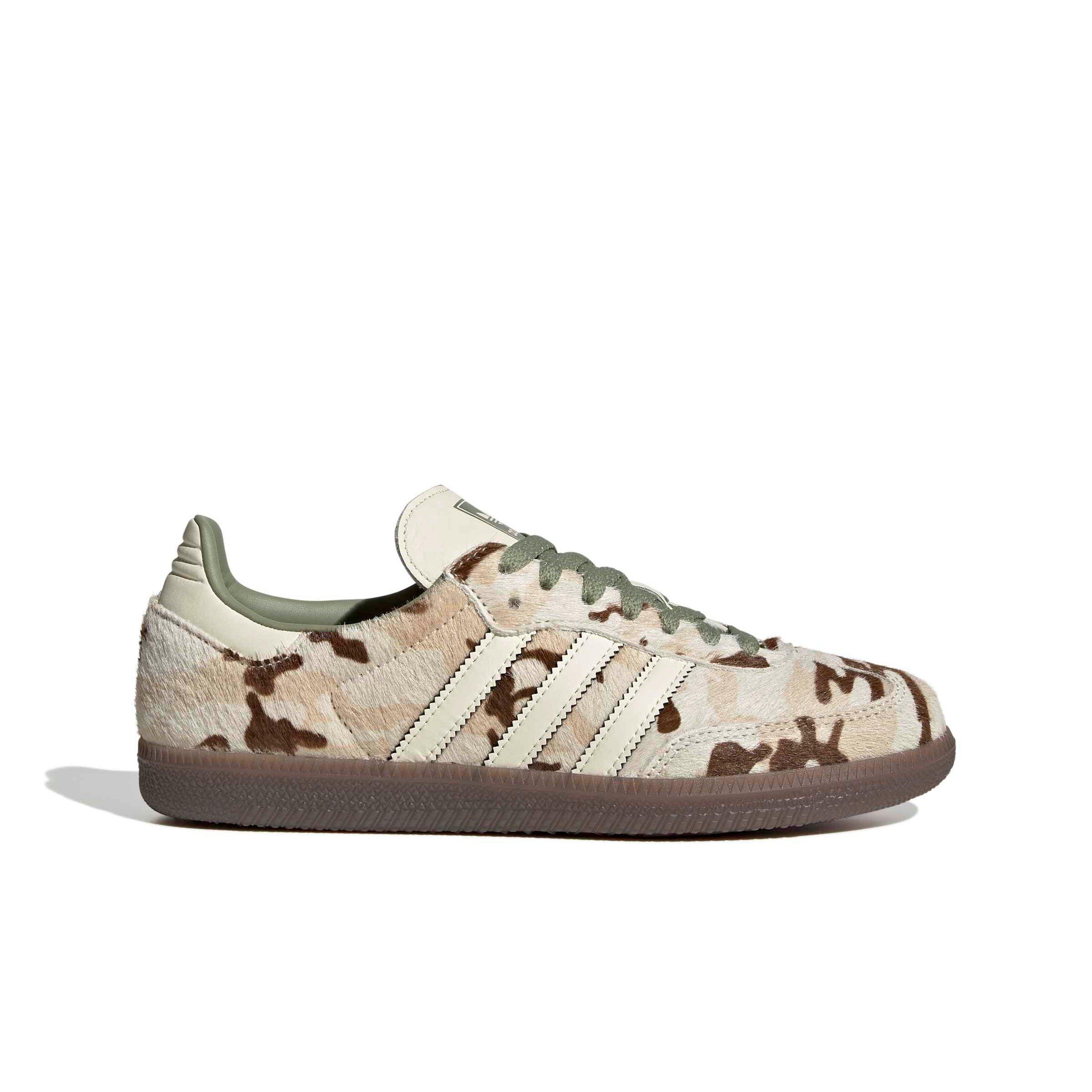 adidas Originals Samba OG "Wonder Beige/Tent Green" Women's Shoe - BEIGE/GREEN