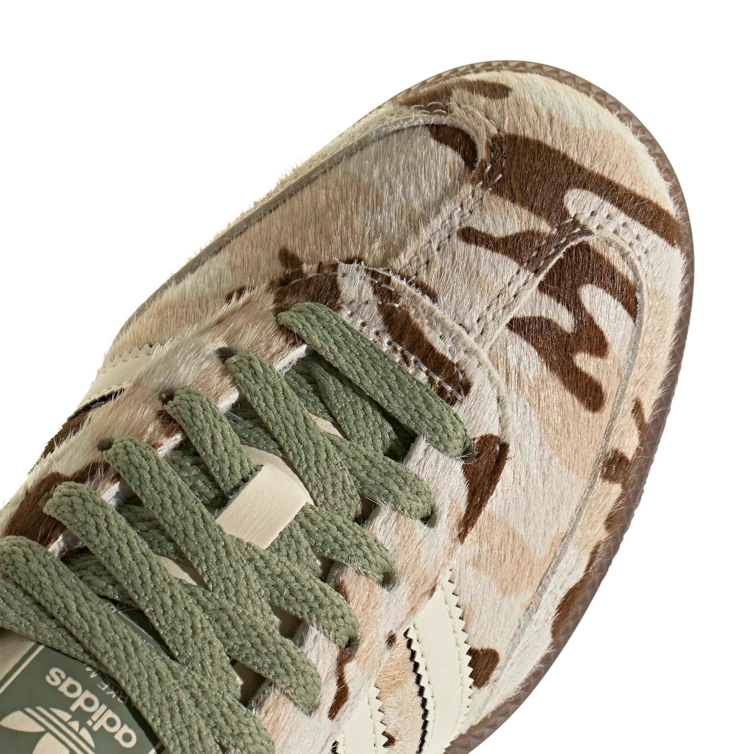 adidas Originals Samba OG "Wonder Beige/Tent Green" Women's Shoe - BEIGE/GREEN