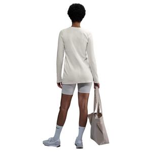 Nike Women's Sportswear Chill Knit Rib Cardigan -Sail