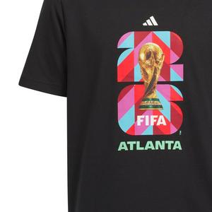 adidas Big Kids' FIFA World Cup 26 Host City Atlanta Graphic T-Shirt - Black