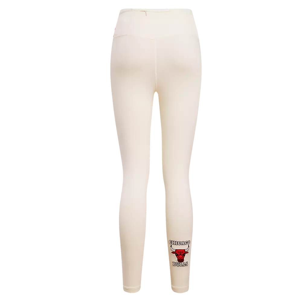 Pro Standard Women's Chicago Bulls Retro Classic Jersey Leggings - Eggshell - EGGSHELL