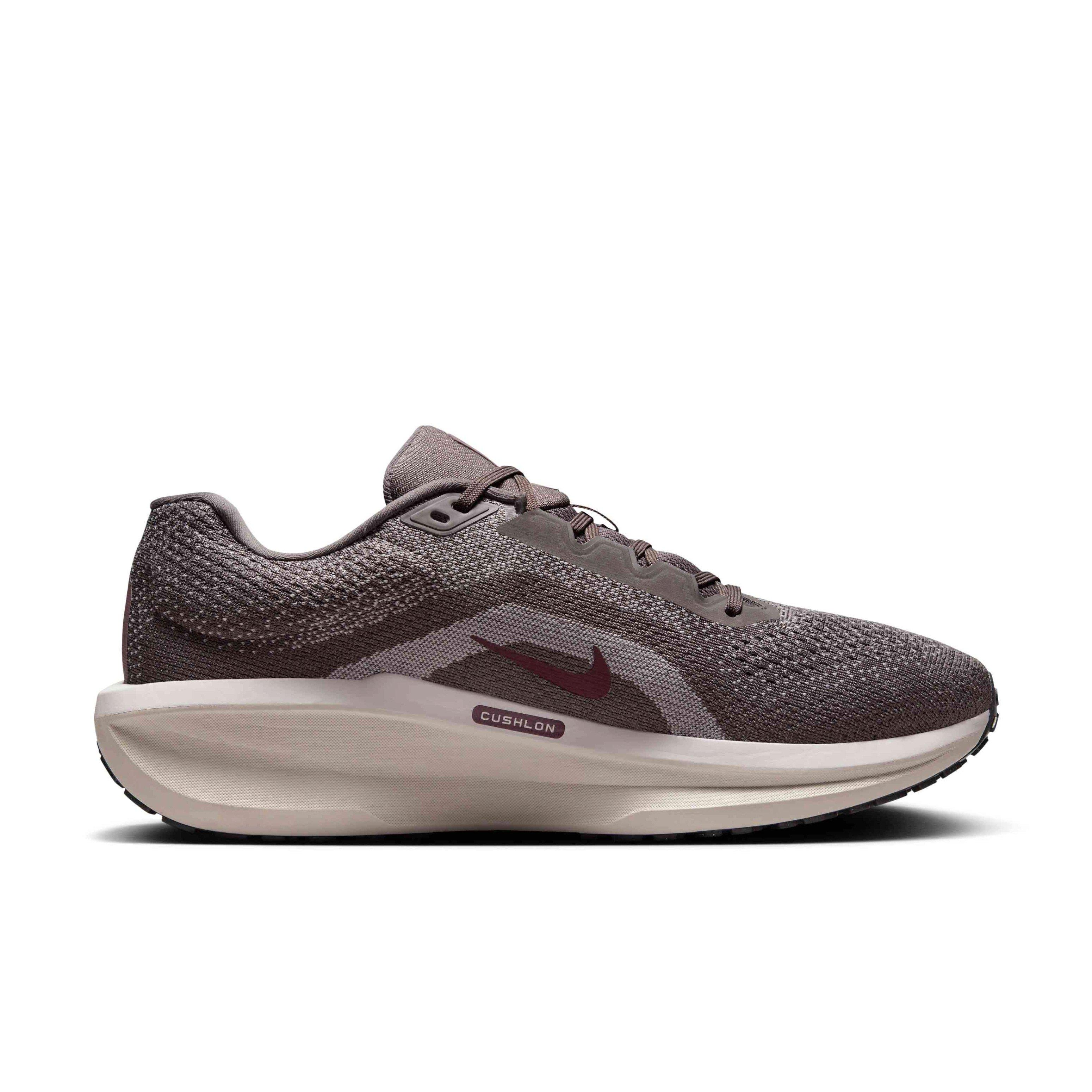Nike Winflo 11 "Cave Stone/Vast Grey/Dark Smoke Grey/Burgundy Crush" Men's Running Shoe - STONE/GREY/DK GREY/BURGUNDY Thumbnail View 1