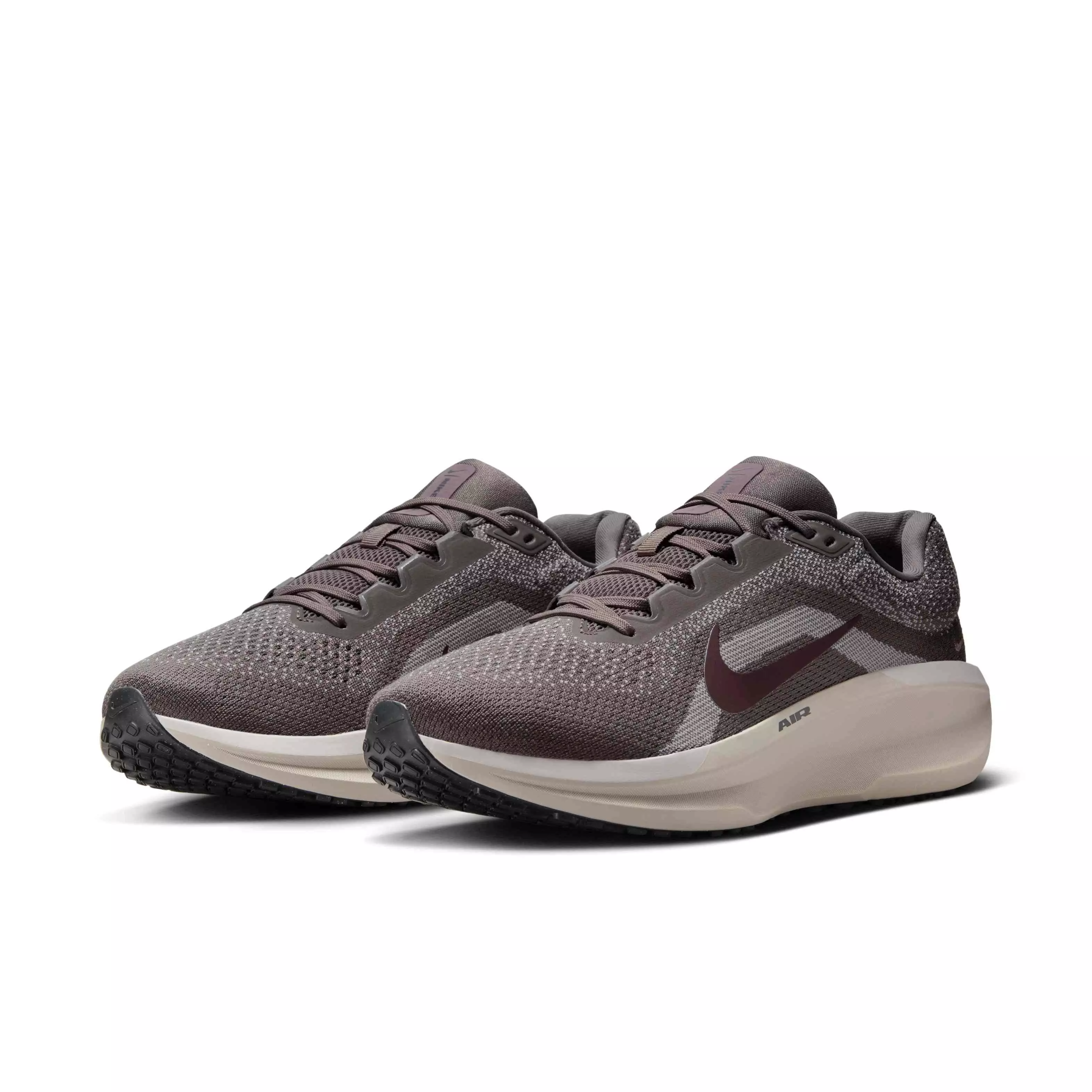 Nike Winflo 11 "Cave Stone/Vast Grey/Dark Smoke Grey/Burgundy Crush" Men's Running Shoe - STONE/GREY/DK GREY/BURGUNDY