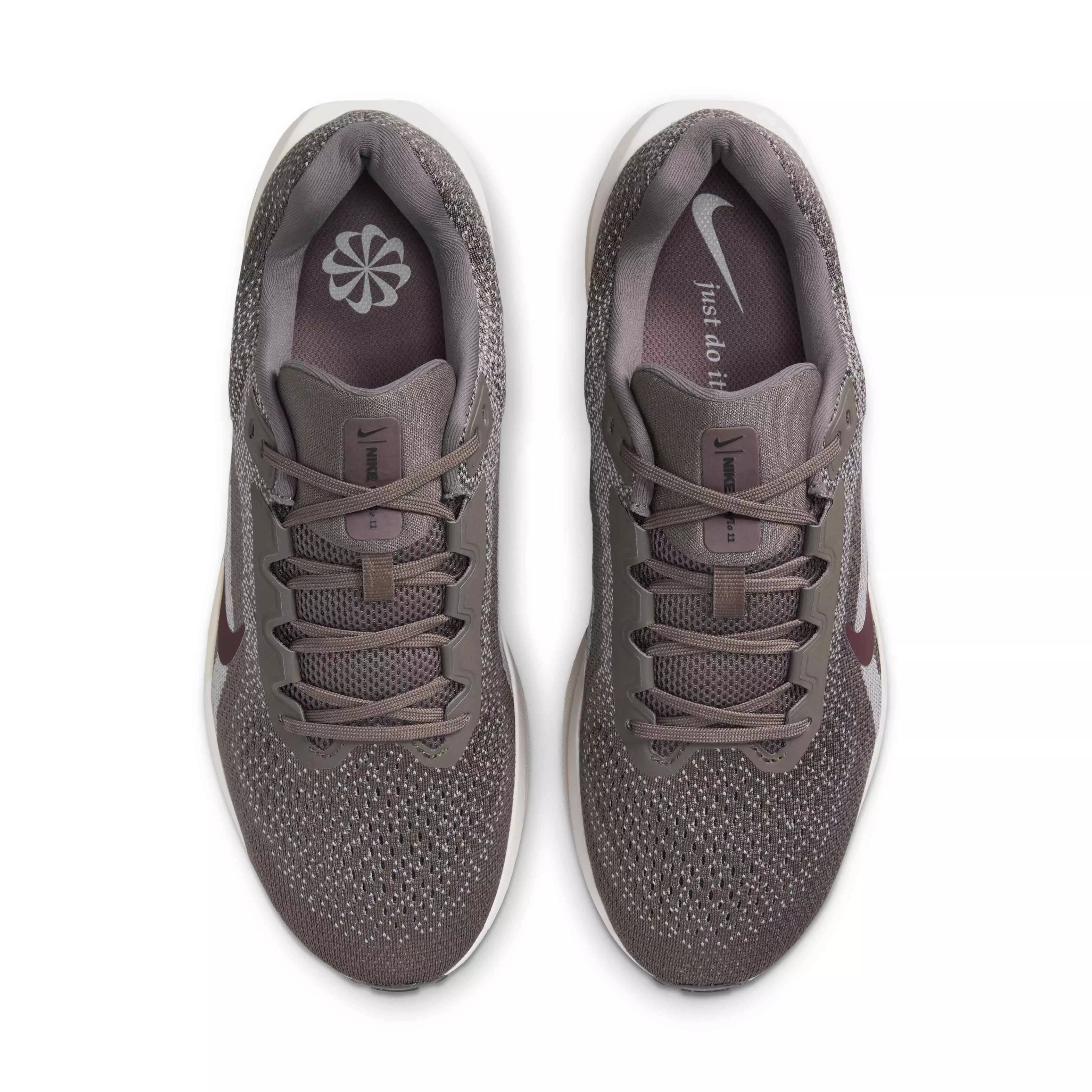 Nike Winflo 11 "Cave Stone/Vast Grey/Dark Smoke Grey/Burgundy Crush" Men's Running Shoe - STONE/GREY/DK GREY/BURGUNDY