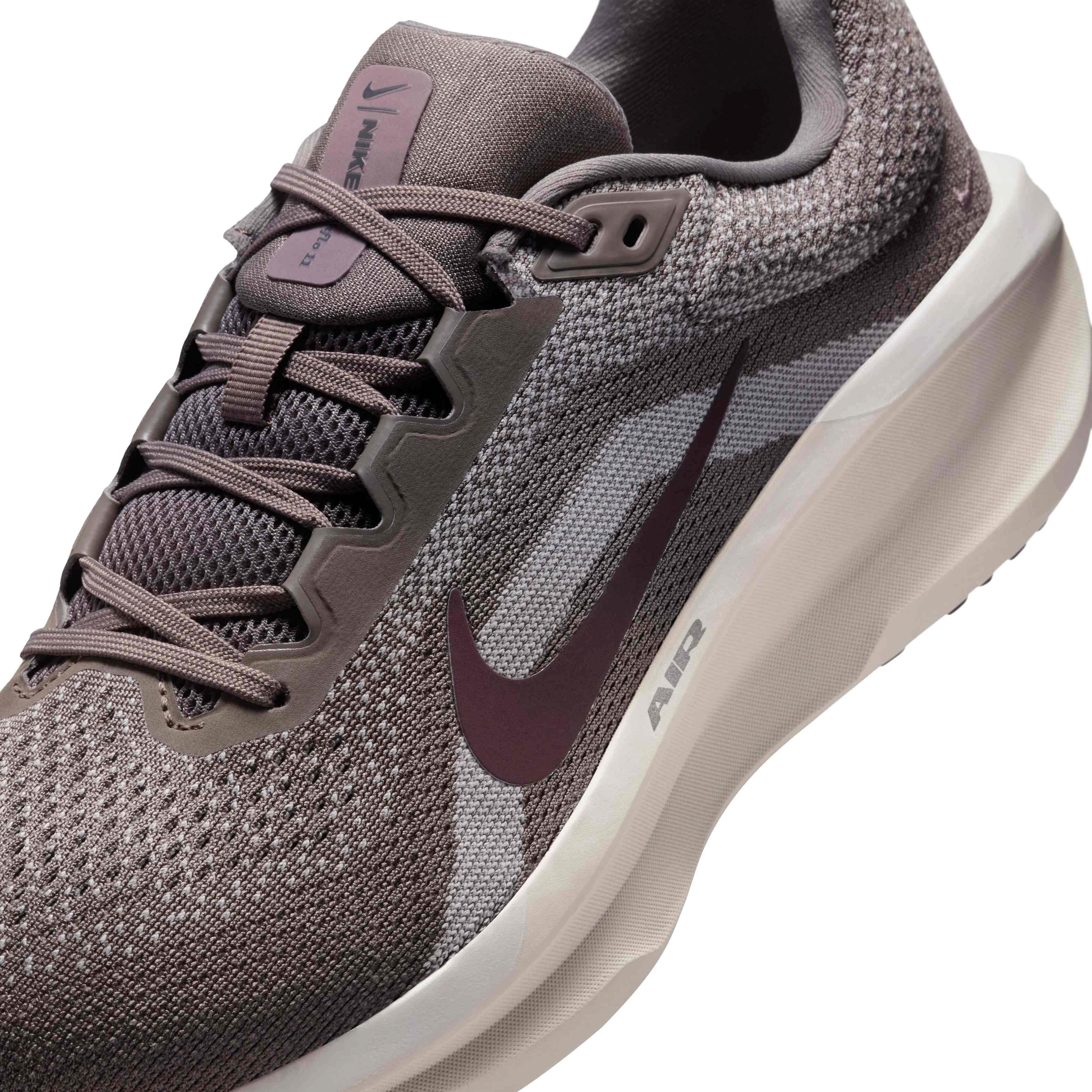 Nike Winflo 11 "Cave Stone/Vast Grey/Dark Smoke Grey/Burgundy Crush" Men's Running Shoe - STONE/GREY/DK GREY/BURGUNDY Thumbnail View 7