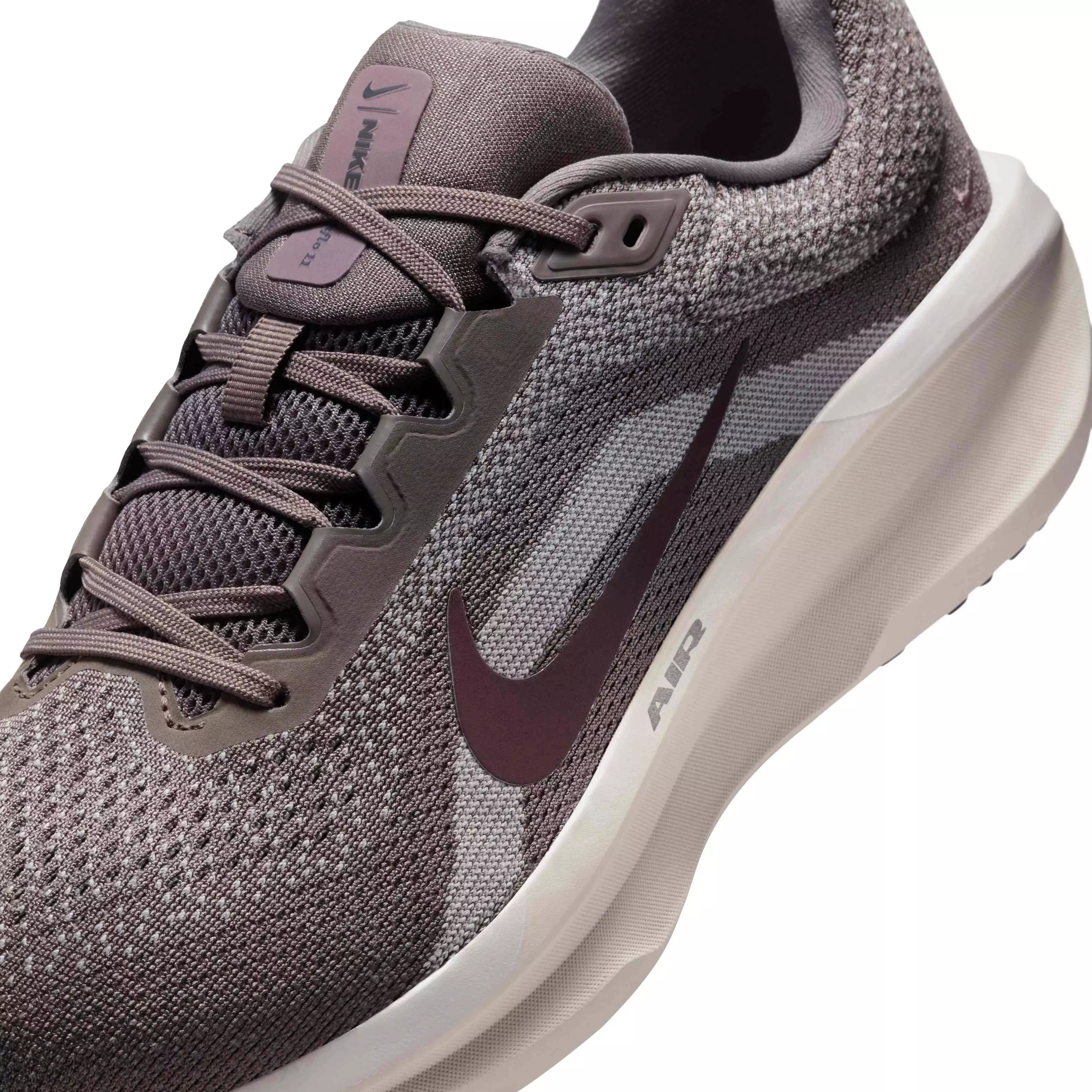 Nike Winflo 11 "Cave Stone/Vast Grey/Dark Smoke Grey/Burgundy Crush" Men's Running Shoe - STONE/GREY/DK GREY/BURGUNDY