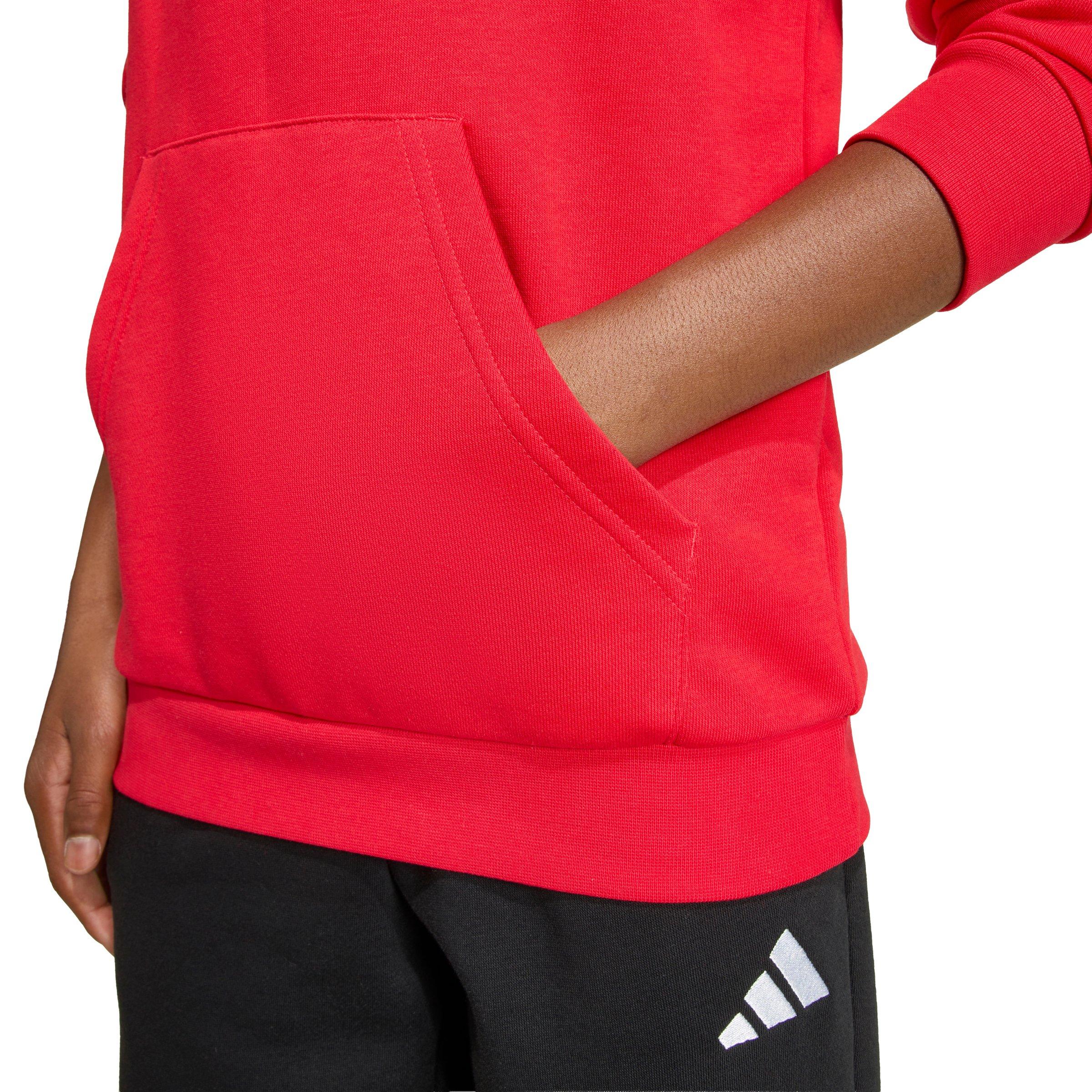 adidas Big Kids' Codes Collegiate Graphic Hoodie - Red - RED Thumbnail View 4