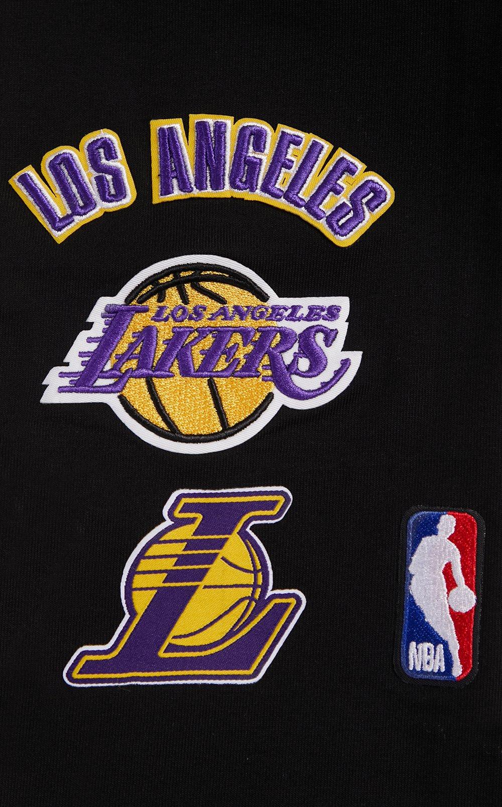 Pro Standard Women's Los Angeles Lakers Retro Classic Jersey Leggings - Black - BLACK Thumbnail View 5