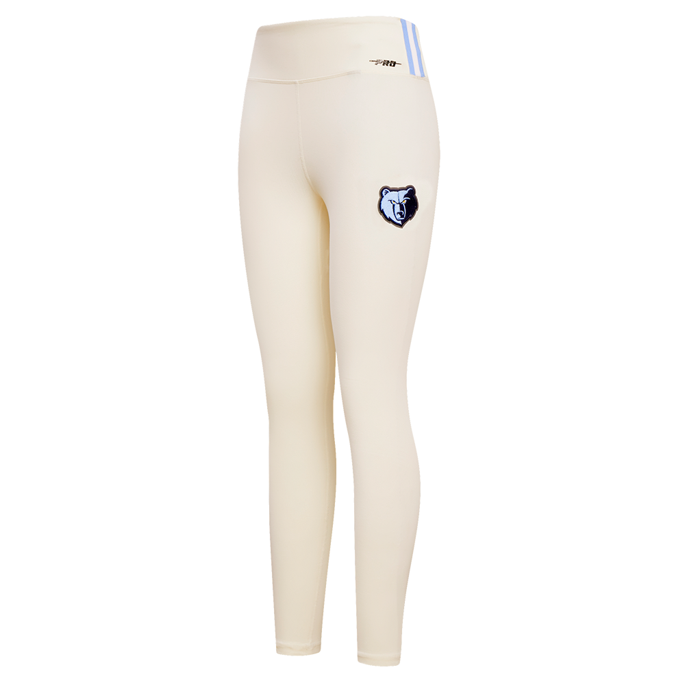 Pro Standard Women's Memphis Grizzlies Retro Classic Jersey Leggings - Eggshell - EGGSHELL Thumbnail View 3