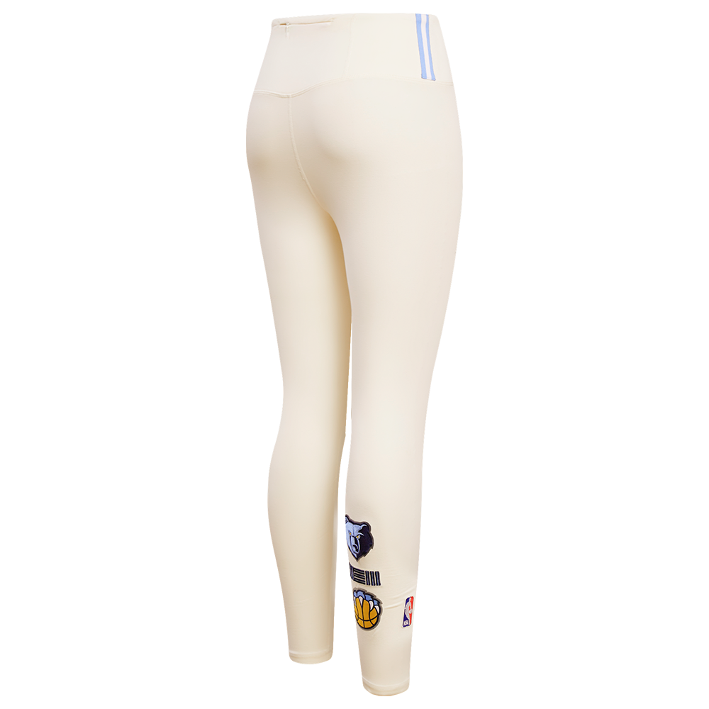 Pro Standard Women's Memphis Grizzlies Retro Classic Jersey Leggings - Eggshell - EGGSHELL Thumbnail View 4