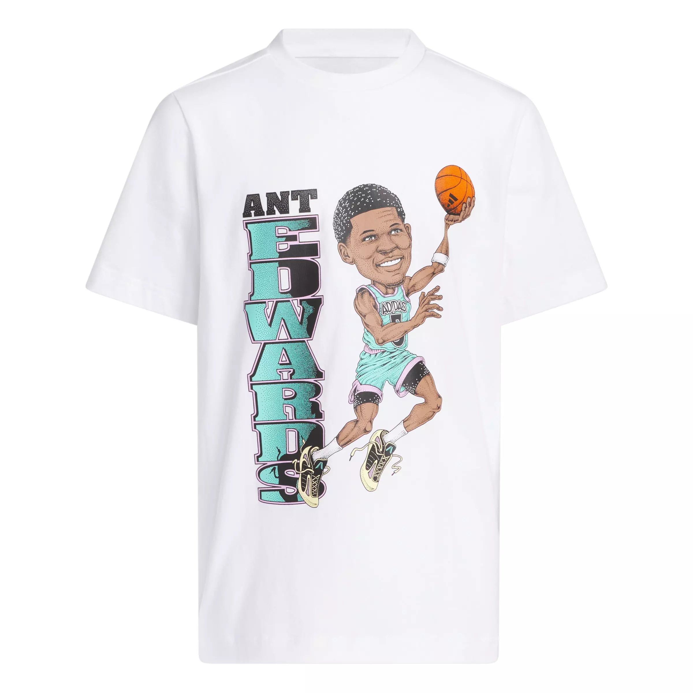 adidas Big Boys' Anthony Edwards Easter T-Shirt - White - WHITE