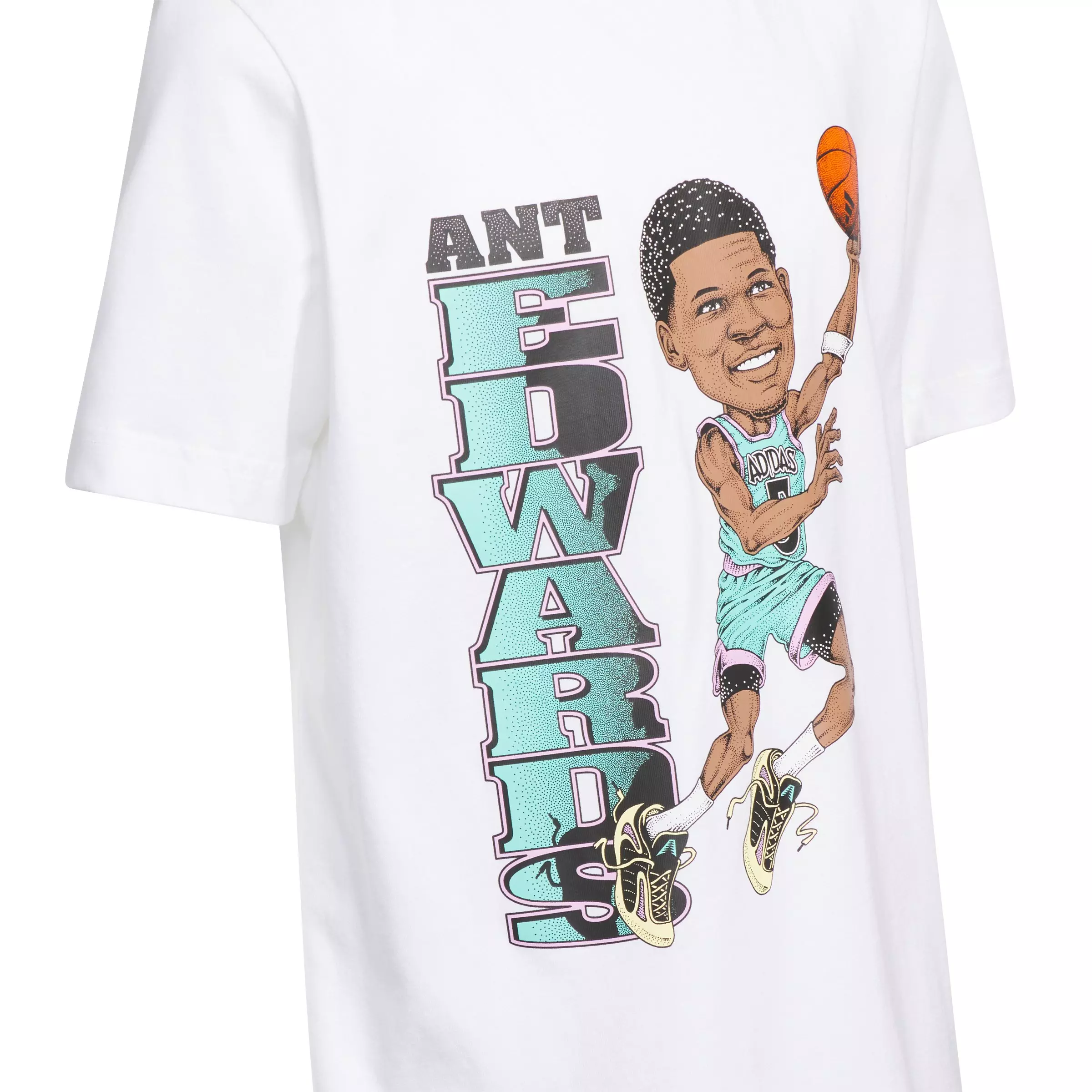 adidas Big Boys' Anthony Edwards Easter T-Shirt - White - WHITE